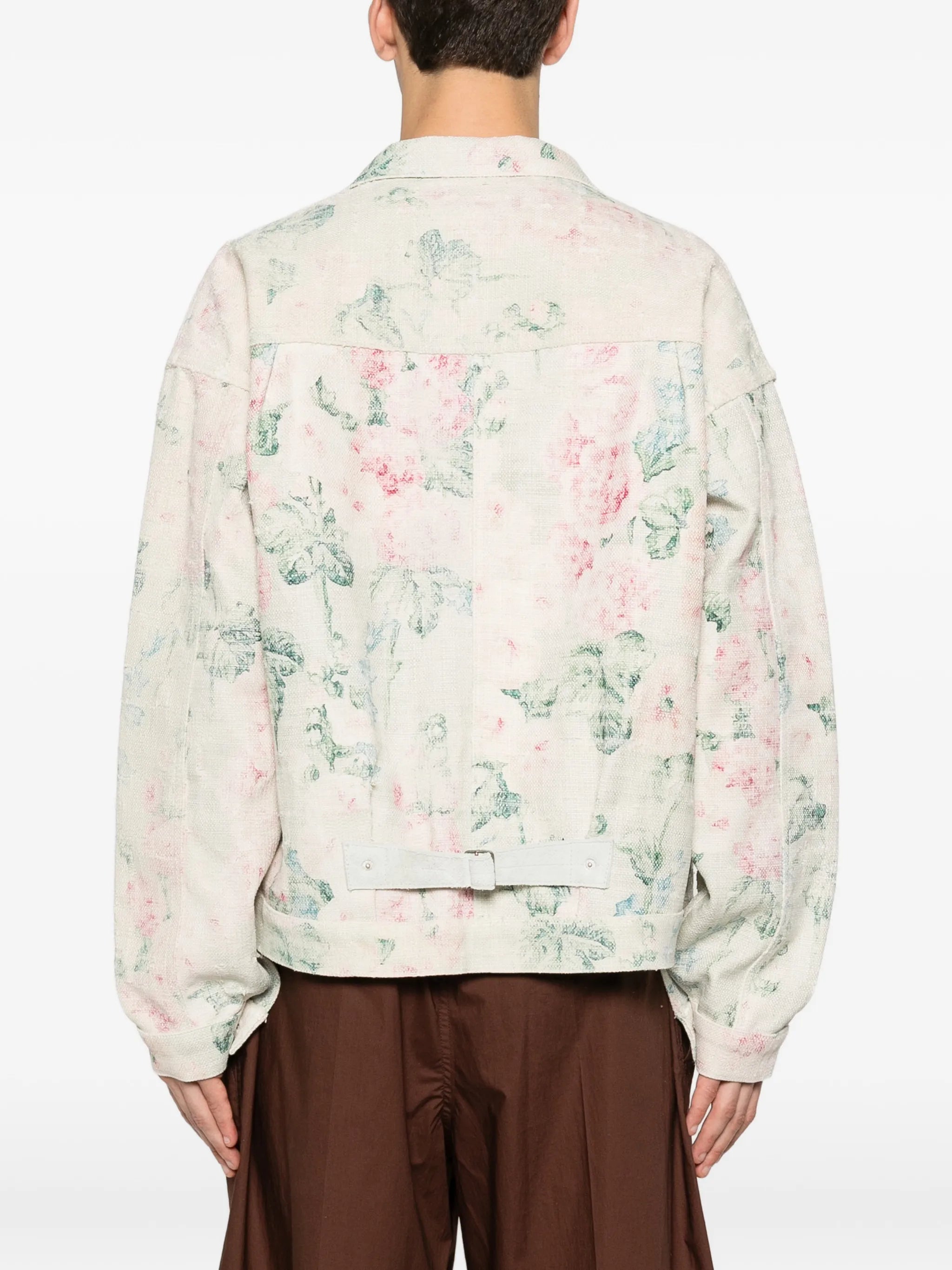 Junya Watanabe Junya Watanabe Floral-print Embroidered Jacket, view 2