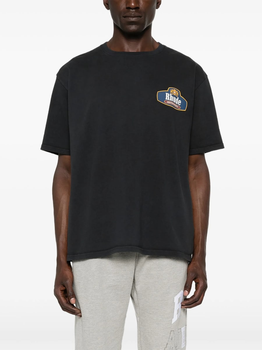 Rhude Rhude Logo-print T-shirt, view 5