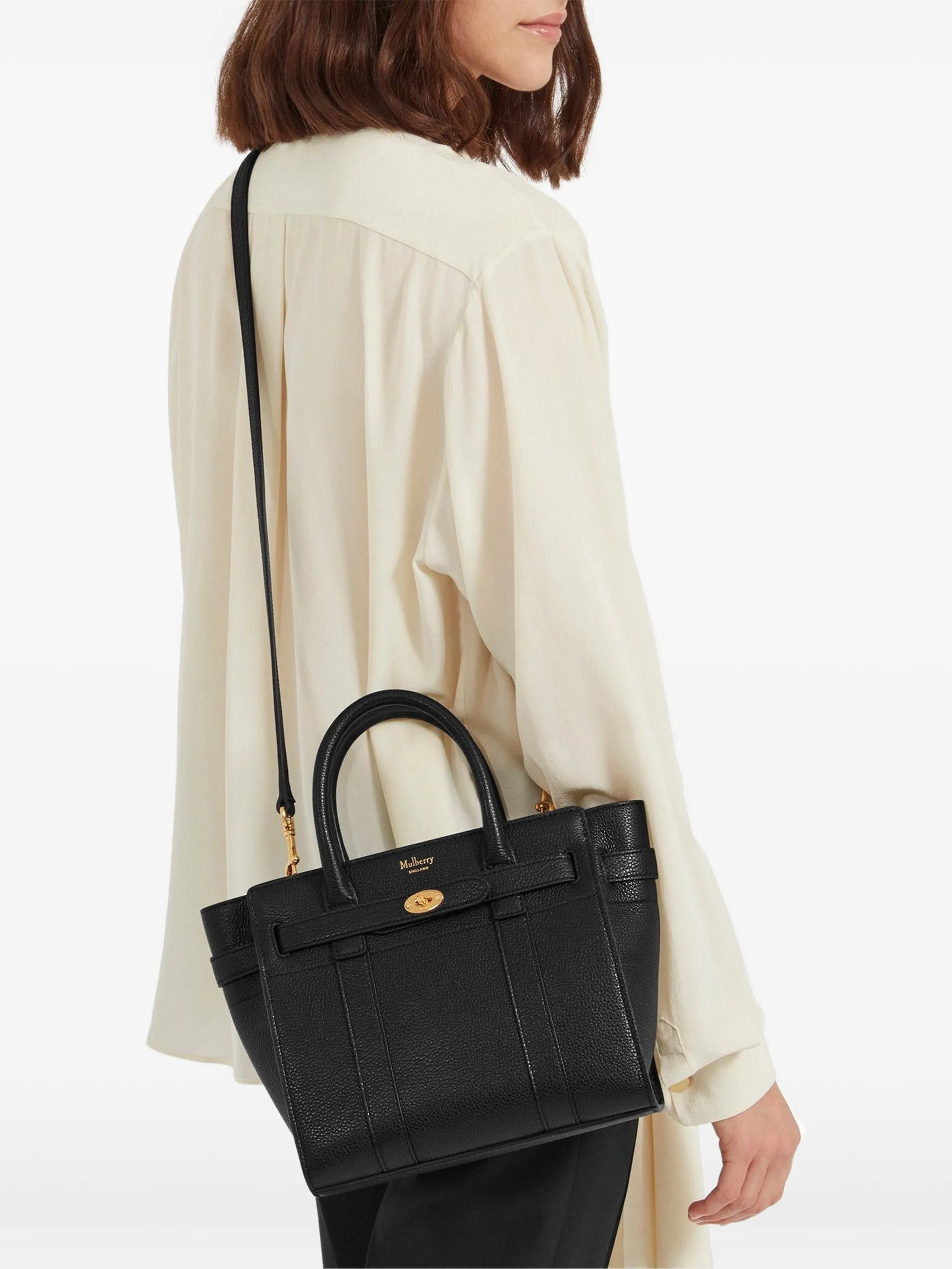 Mulberry Mulberry Mini Zipped Bayswater Tote, view 2