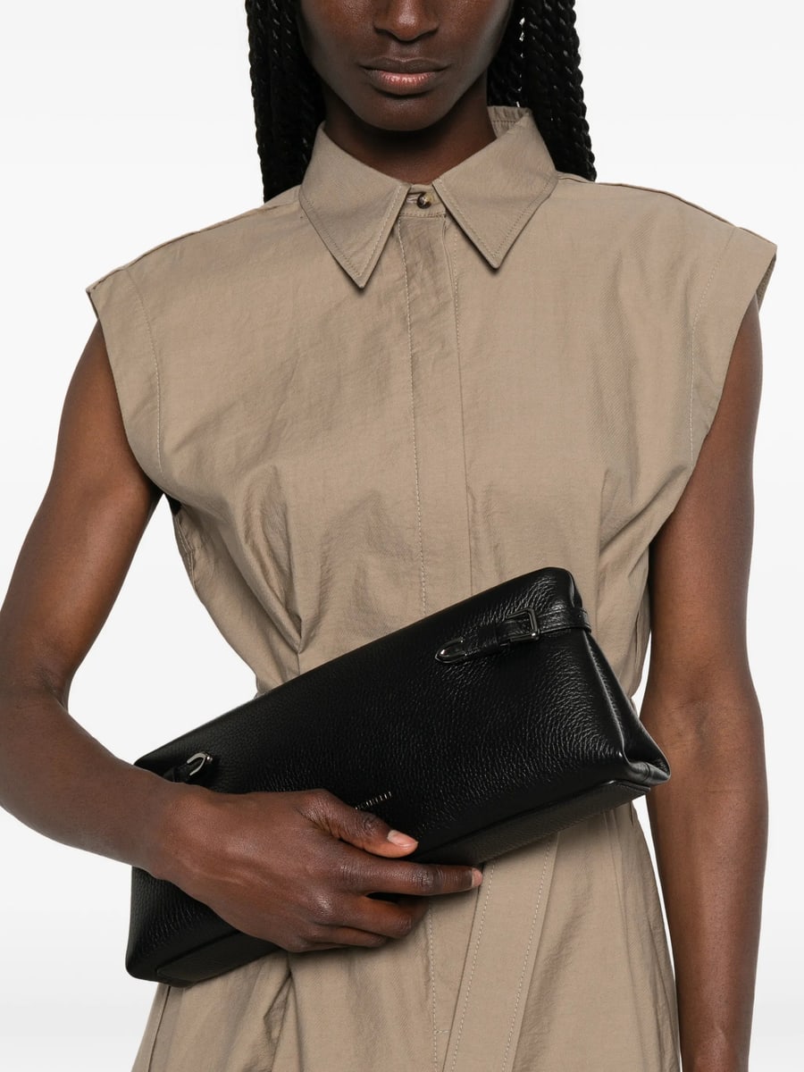 Brunello Cucinelli Brunello Cucinelli Leather Clutch Bag, view 2