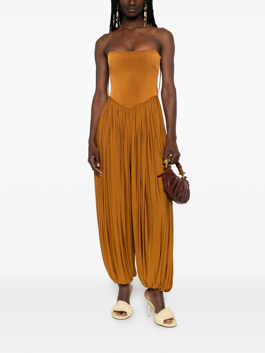 Zimmermann Zimmermann Luna Pleated-leg Jumpsuit, view 5