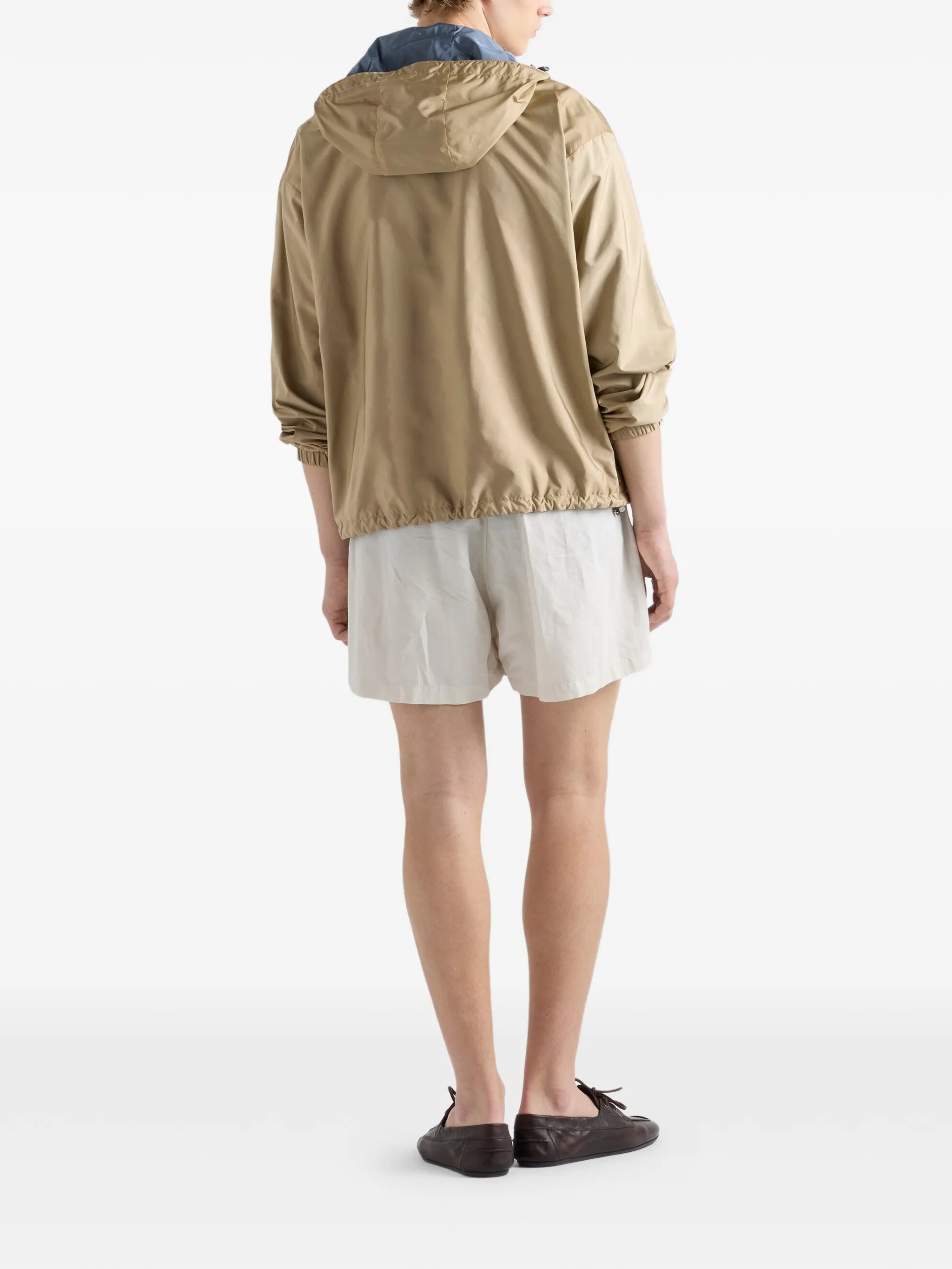 Prada Prada Reversible Logo-plaque Jacket, view 2