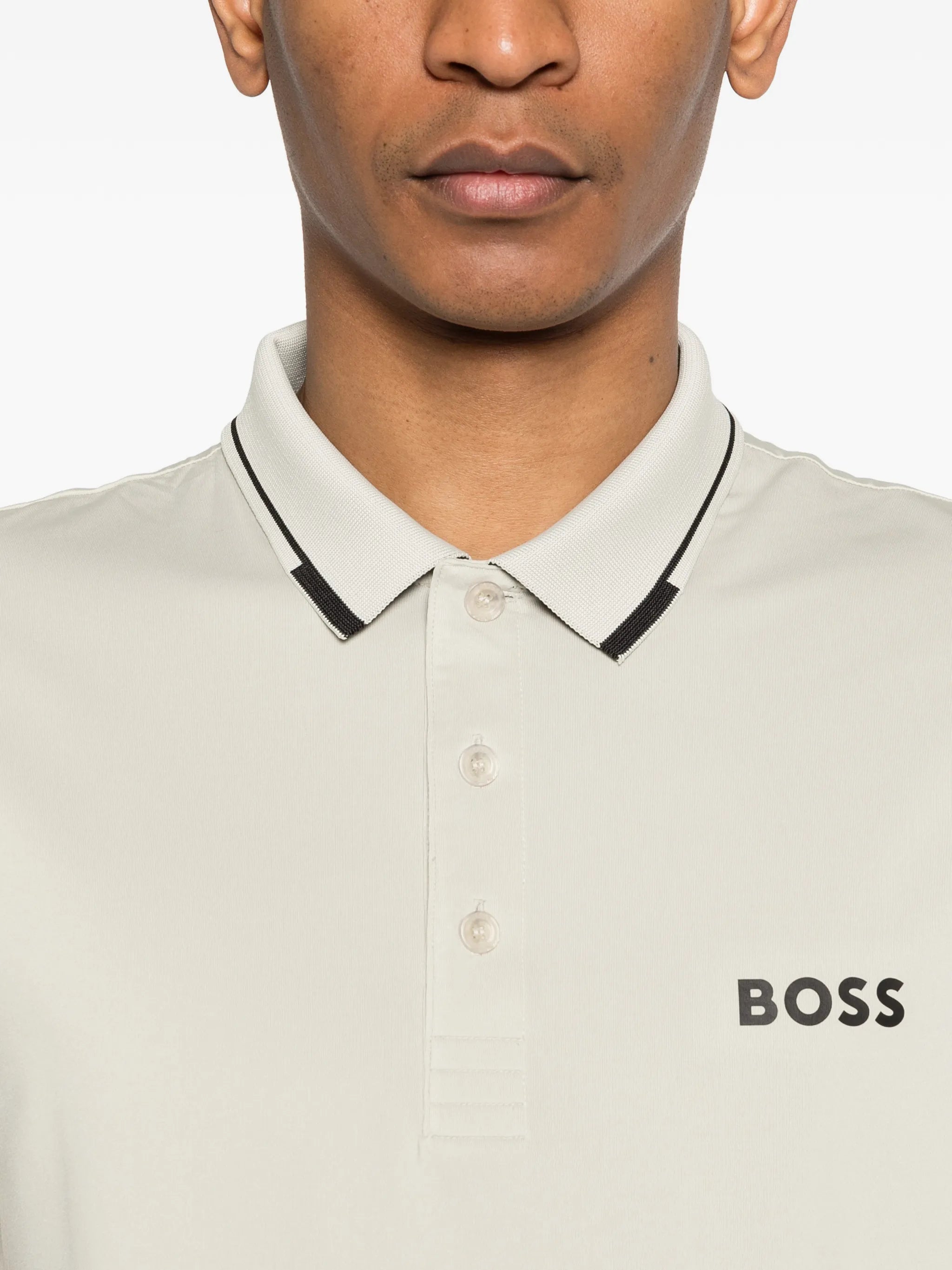 Boss Boss Logo Trim Polo Shirt, view 2
