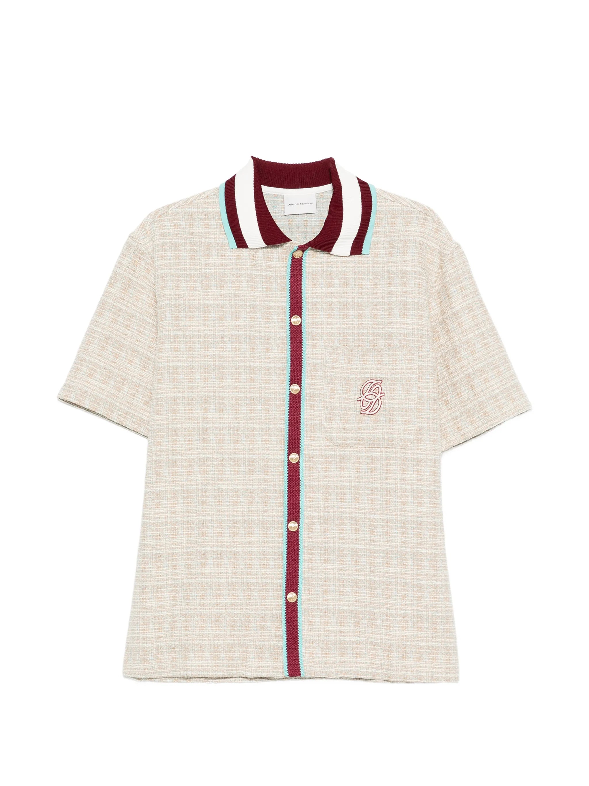 Drole De Monsieur Drole De Monsieur Tweed Shirt