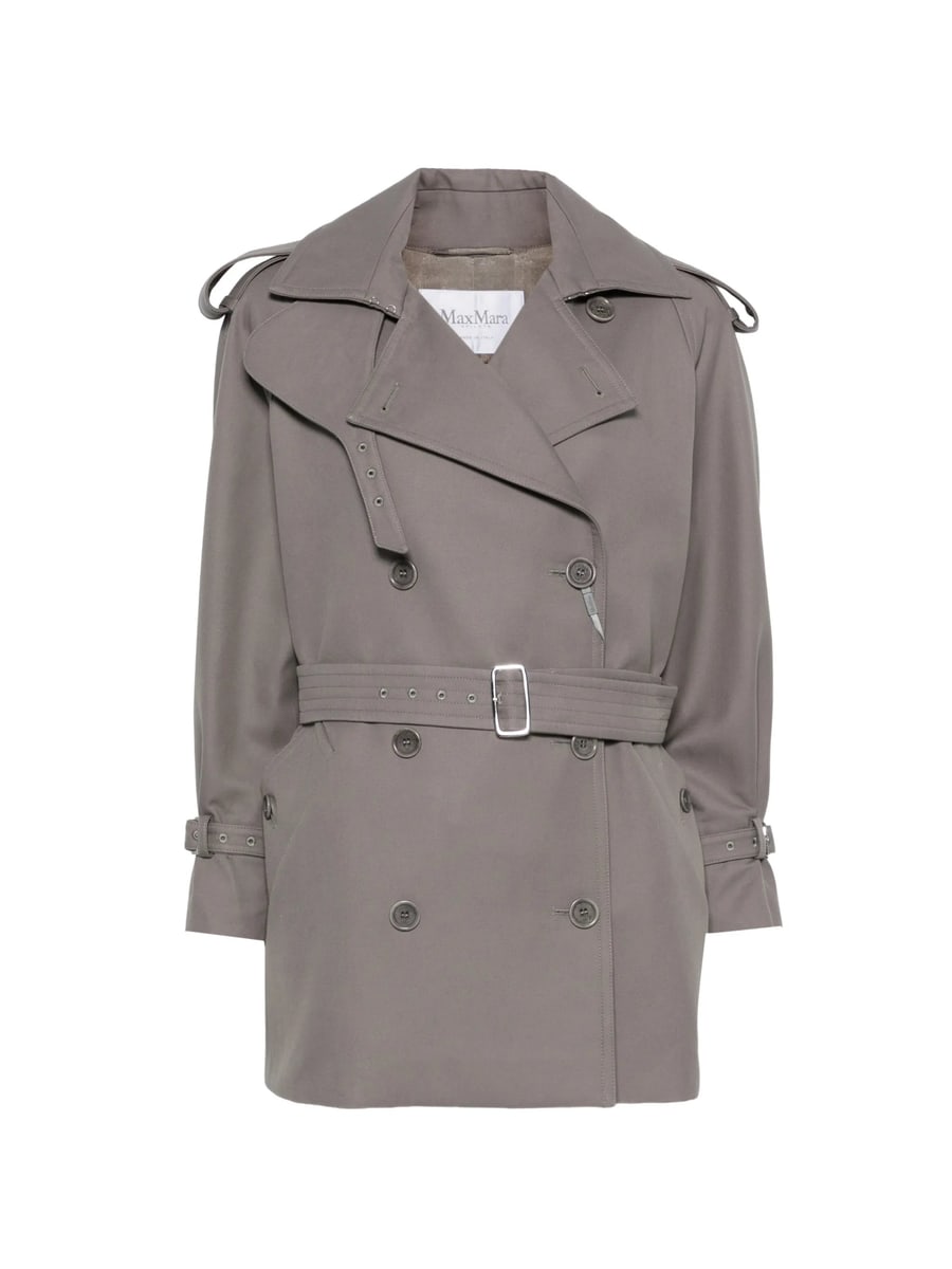 Max Mara Max Mara Double-breasted Belted Coat