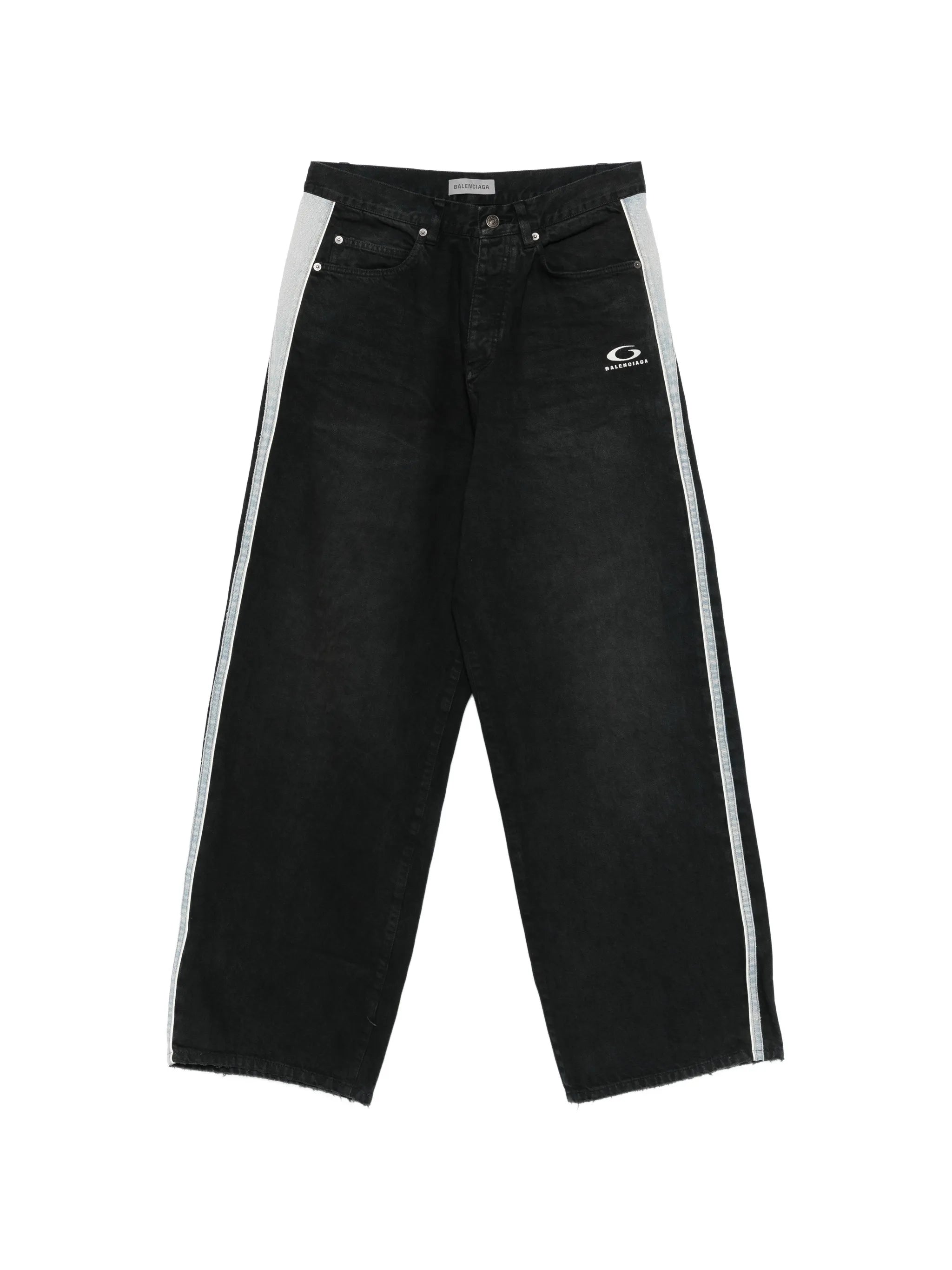 Balenciaga Balenciaga Logo Side-stripe Jeans