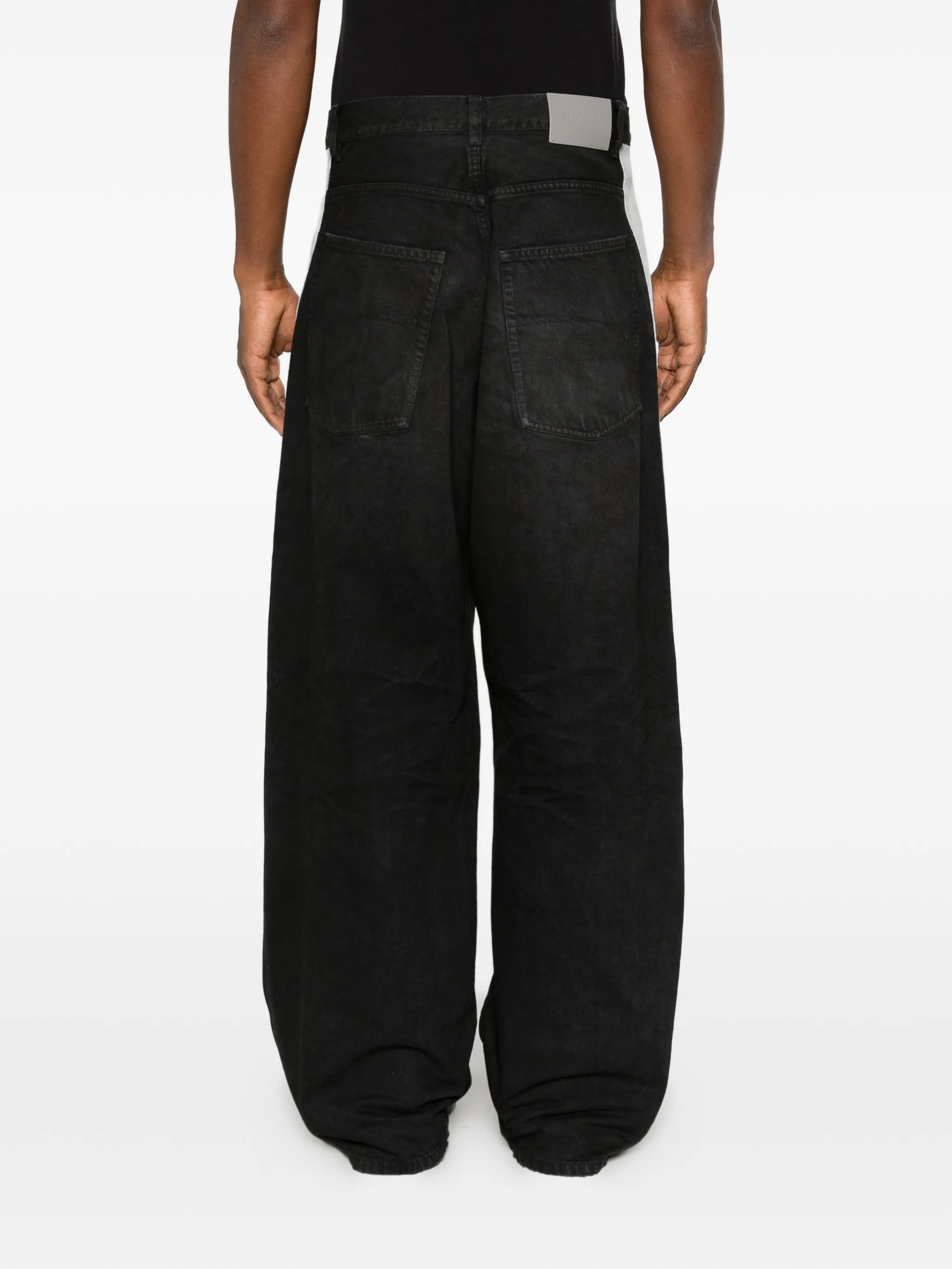 Balenciaga Balenciaga Logo Side-stripe Jeans, view 2