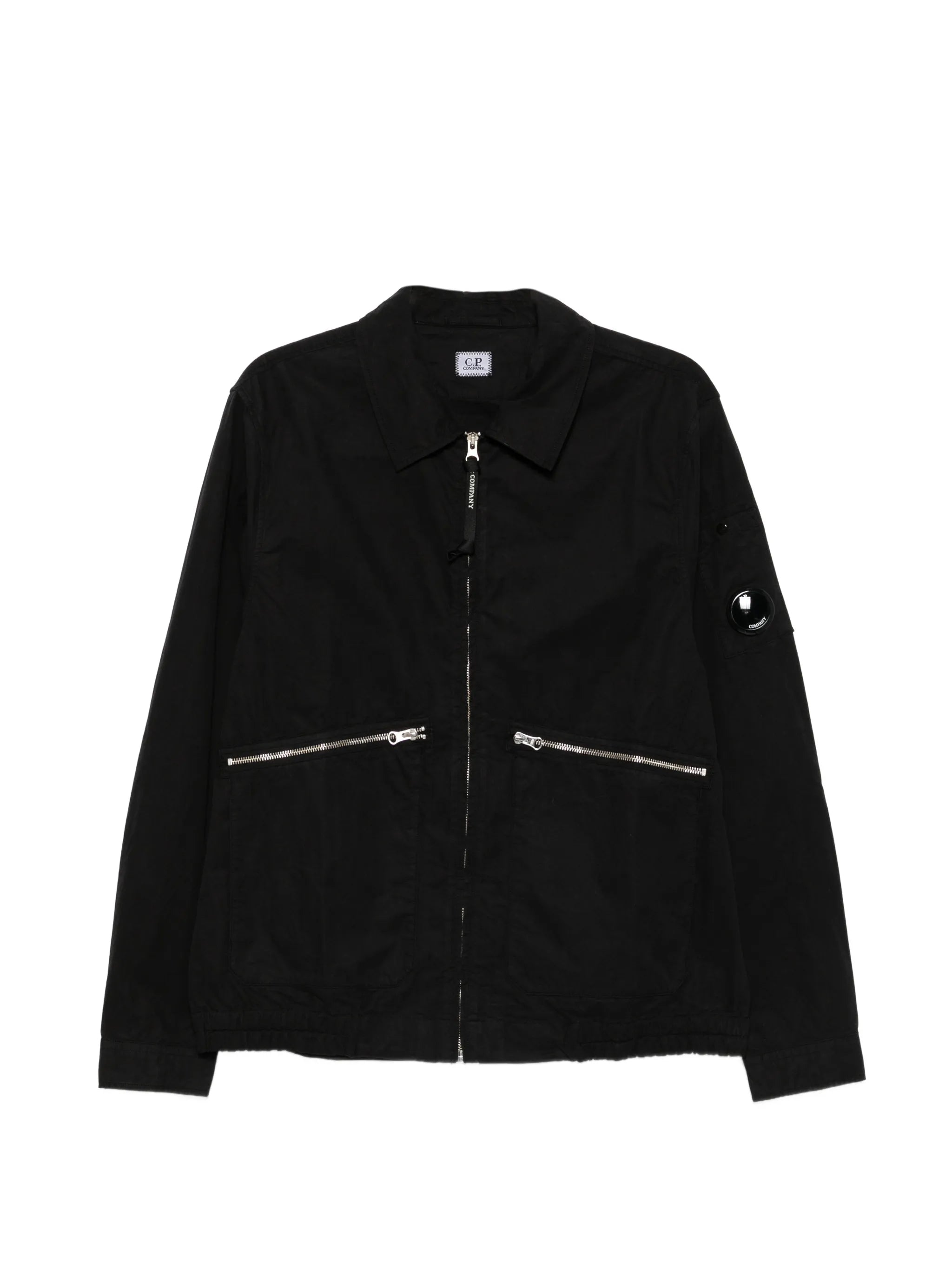 C.P. Company C.p. Company Micro -Reps Lens-detail Zip-up Shirt Jacket