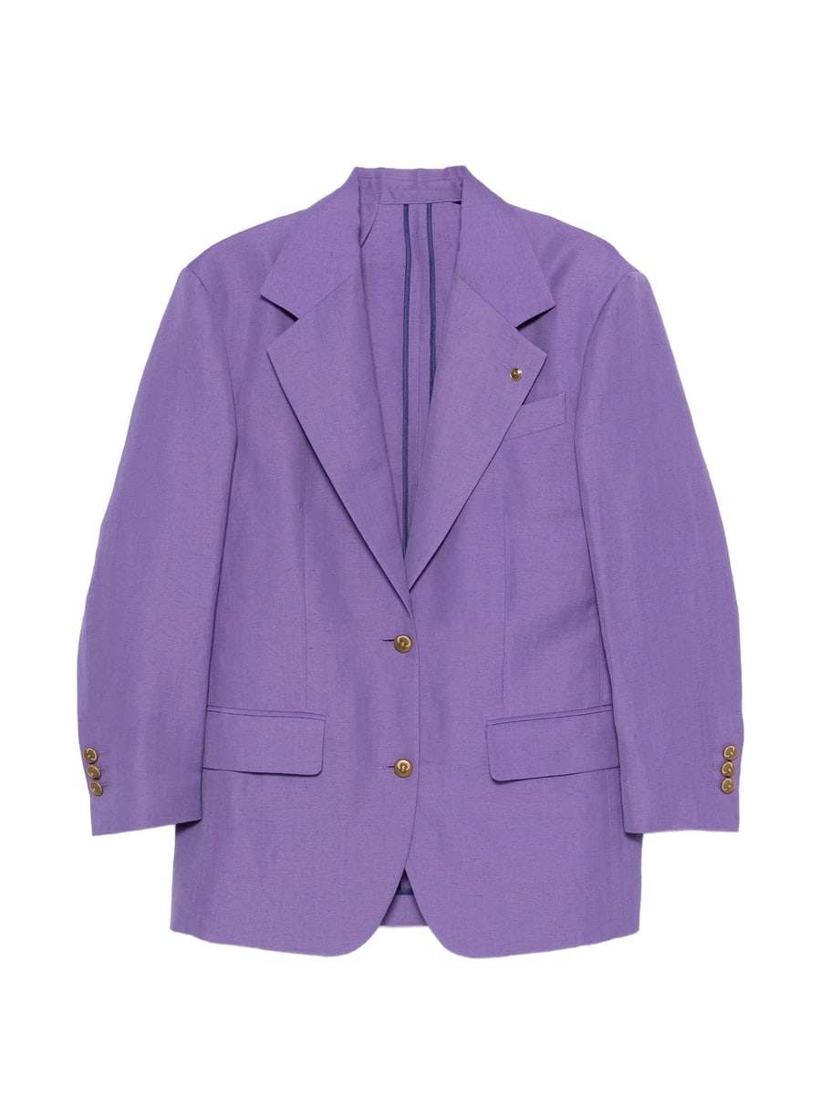 Versace Versace Peak-lapel Single-breasted Blazer