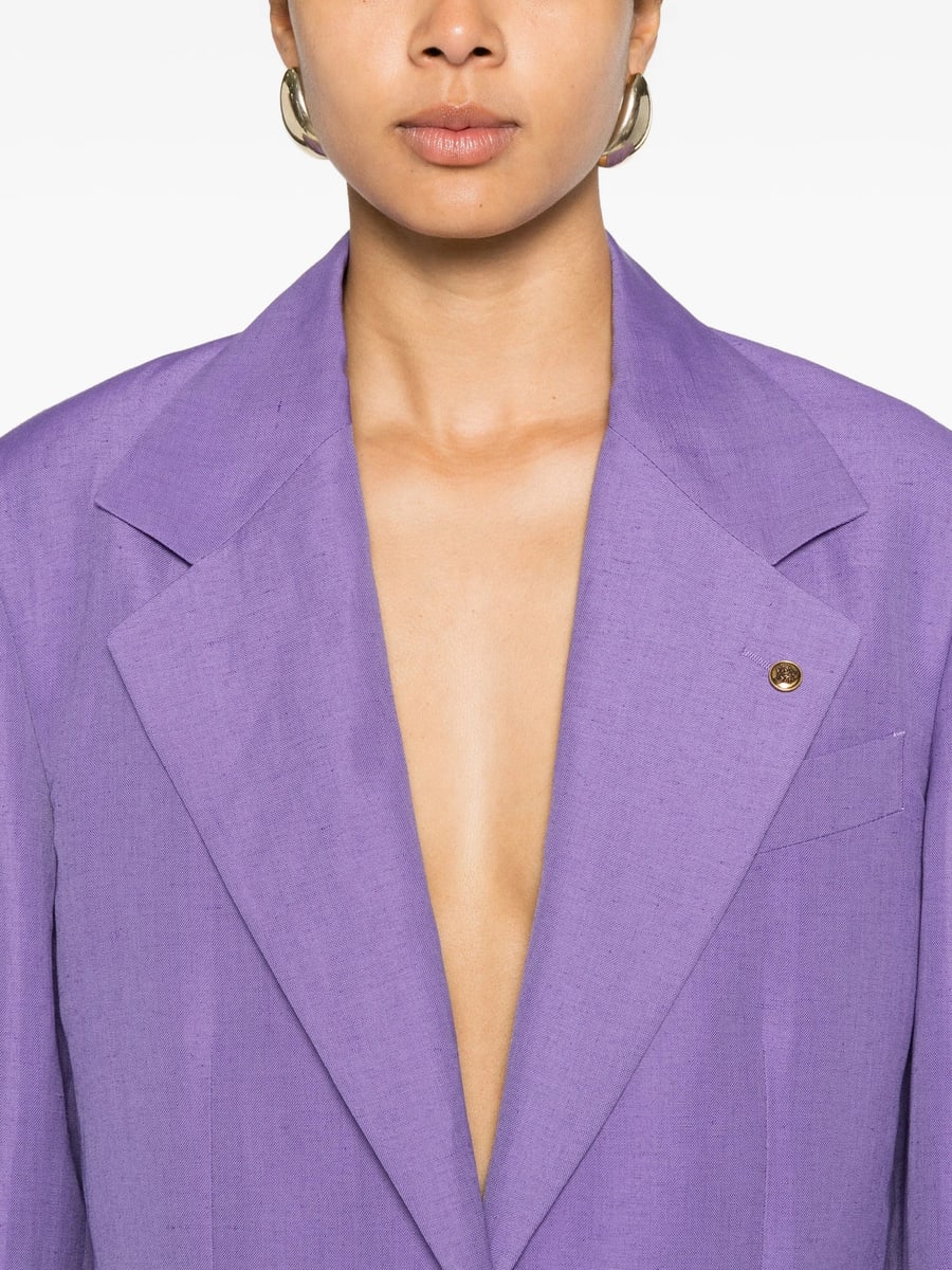 Versace Versace Peak-lapel Single-breasted Blazer, view 2