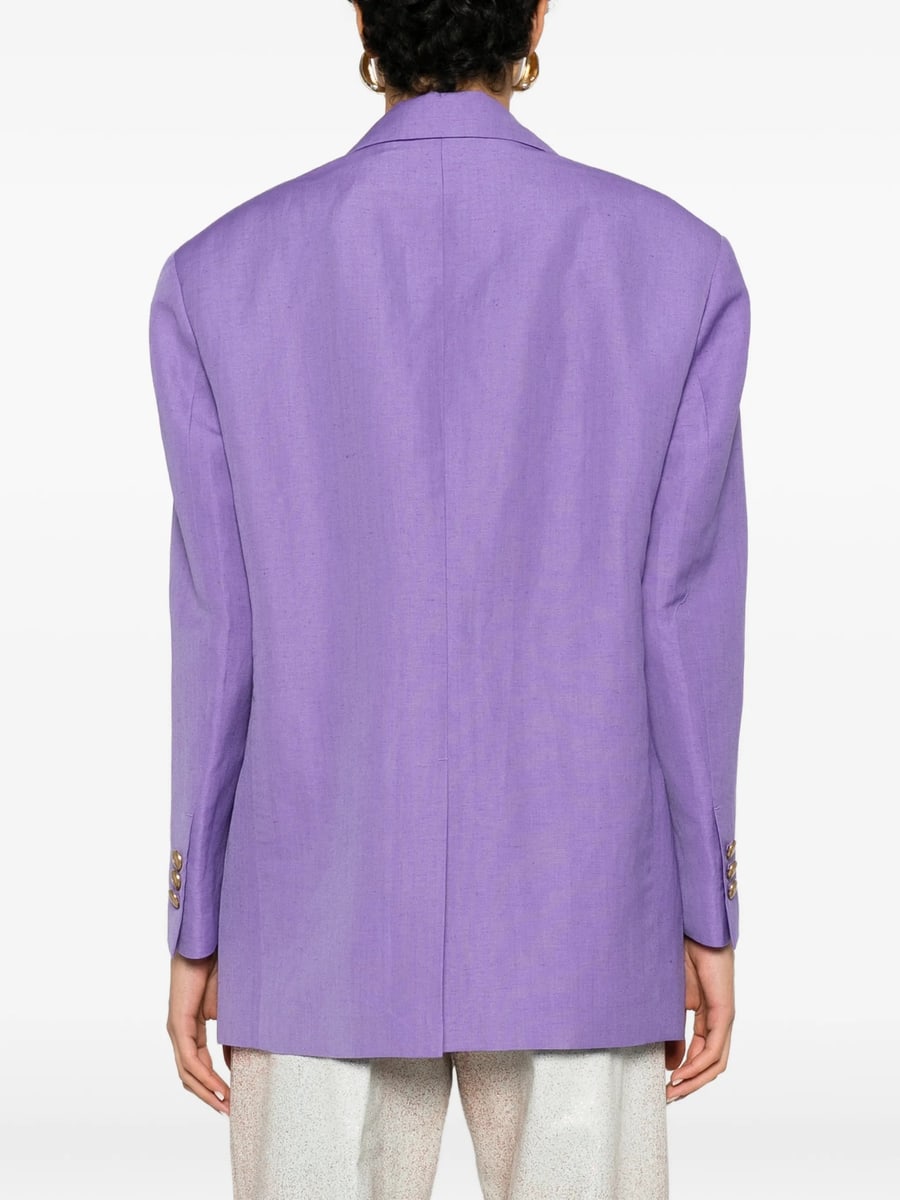 Versace Versace Peak-lapel Single-breasted Blazer, view 3