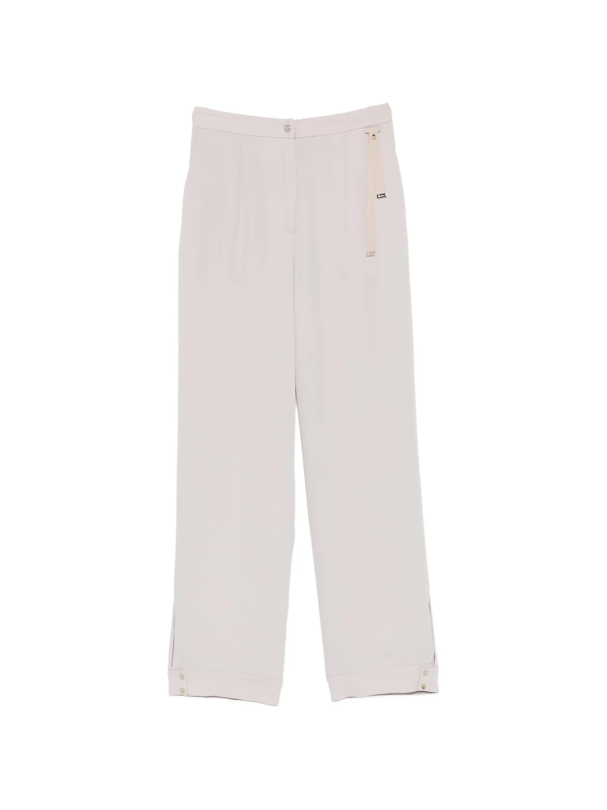 Herno Herno Grosgrain-detail Slit-hem Trousers