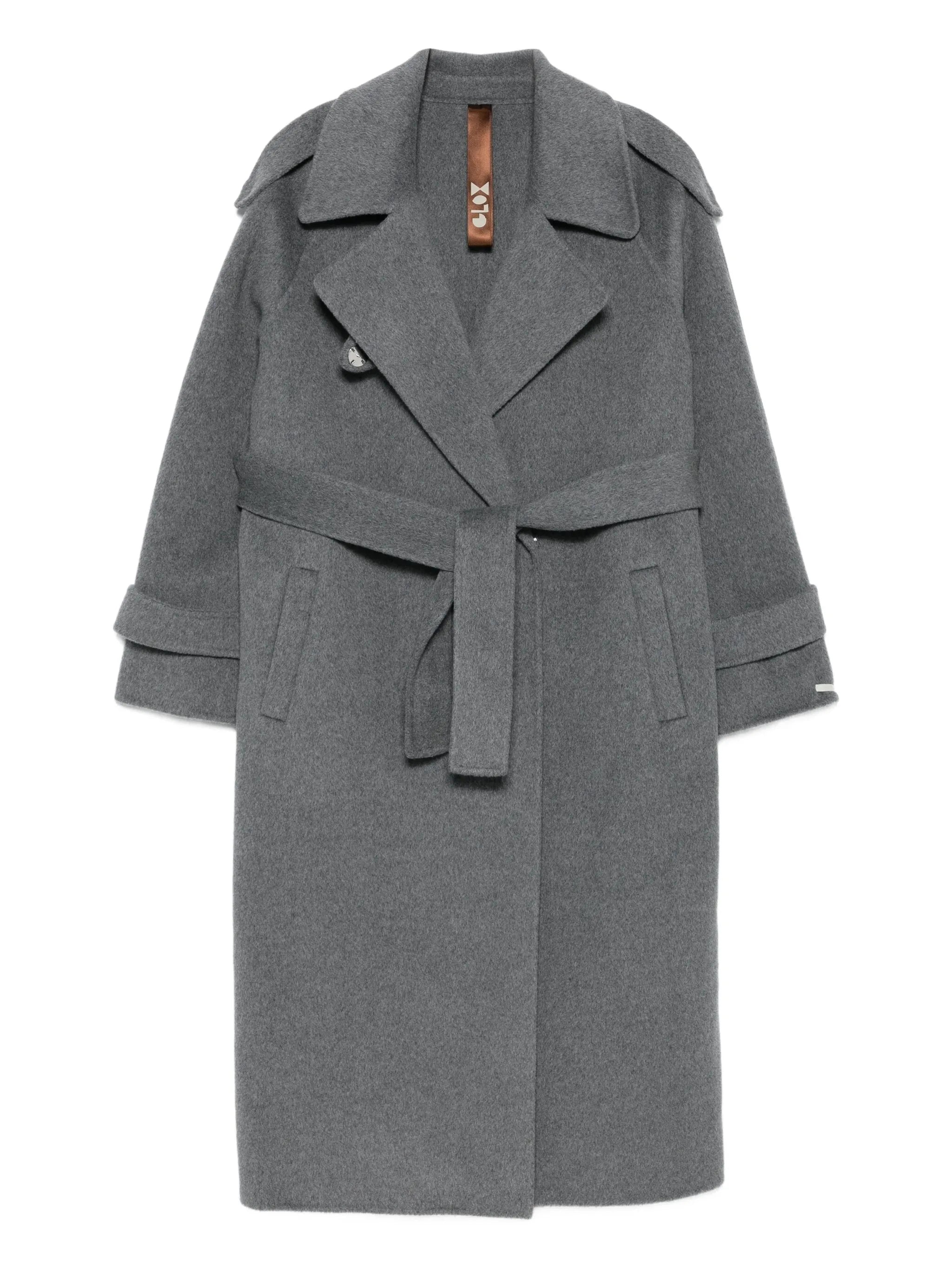 Glox Glox Belted Long-sleeve Coat