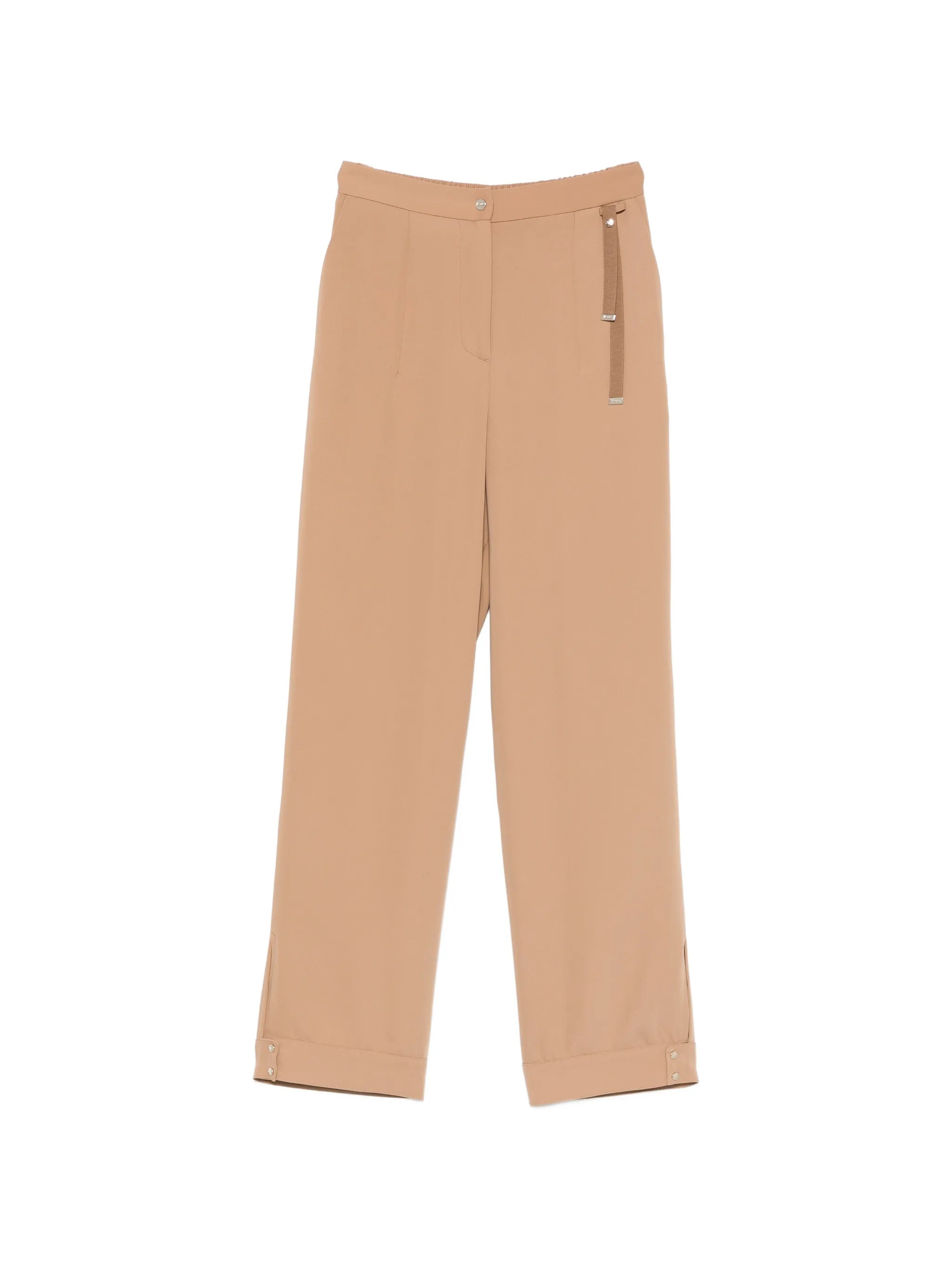 Herno Herno Grosgrain-detail Slit-hem Trousers