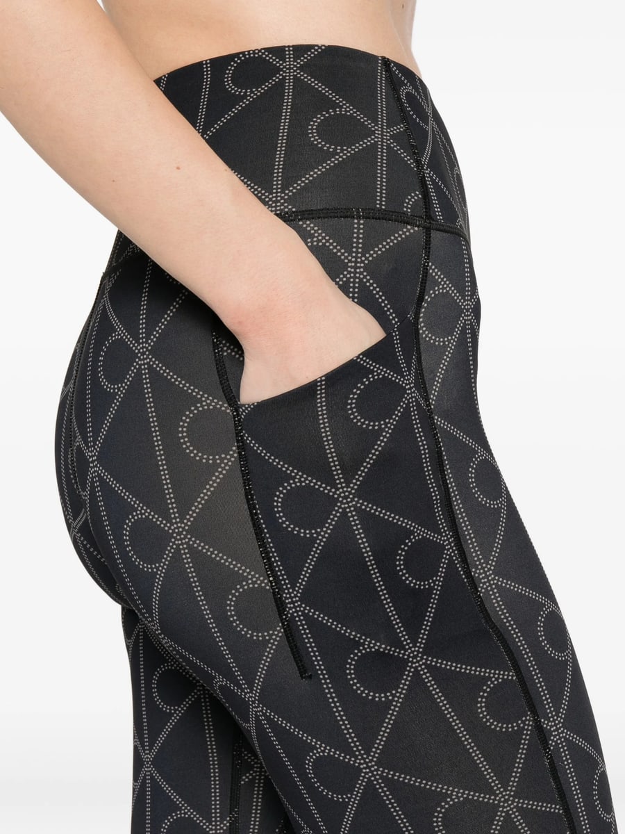 Calvin Klein Sport Calvin Klein Sport Monogram-print Performance Leggings, view 5