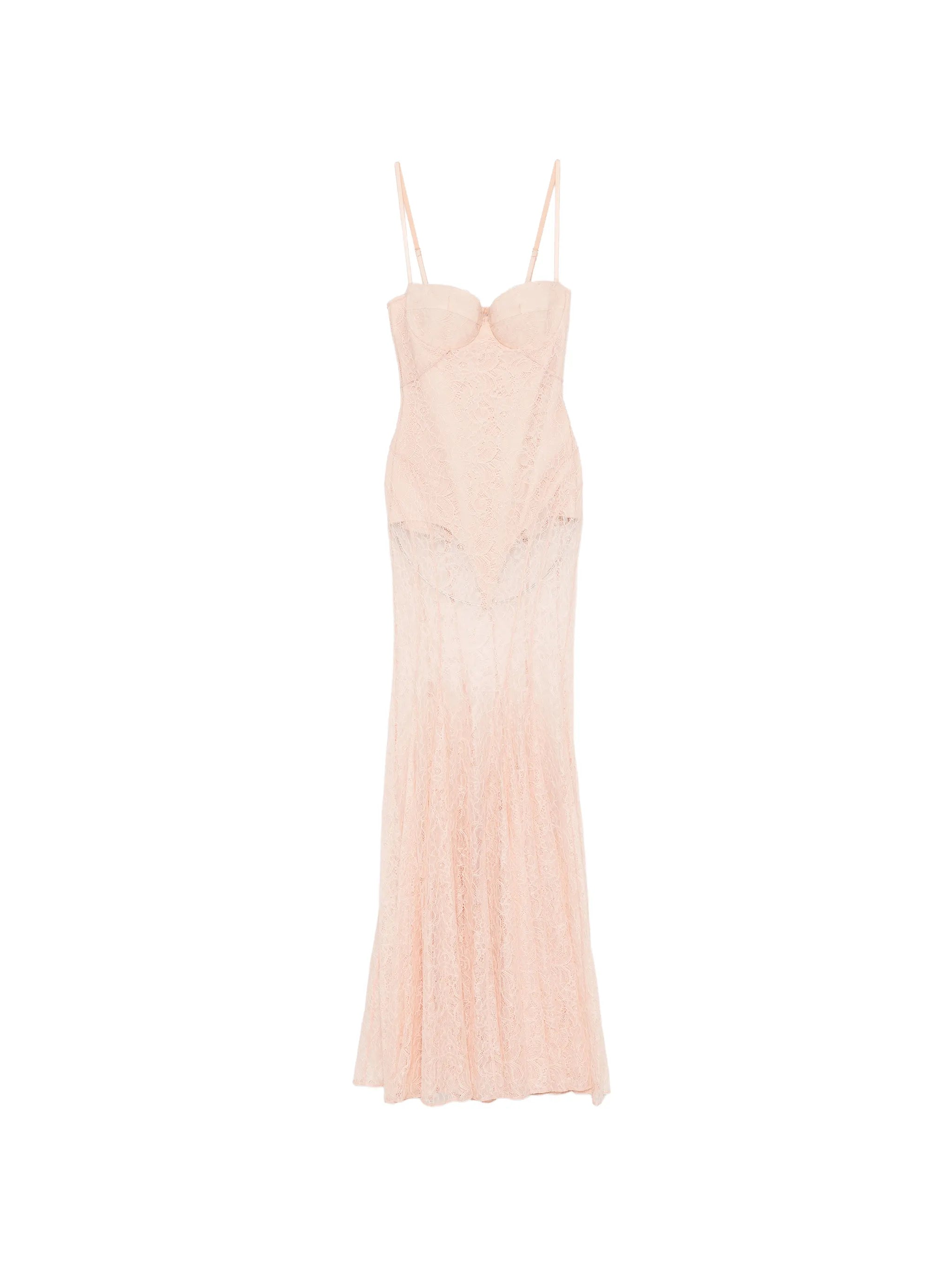 Elisabetta Franchi Elisabetta Franchi Red Carpet Dress In Floral Lace