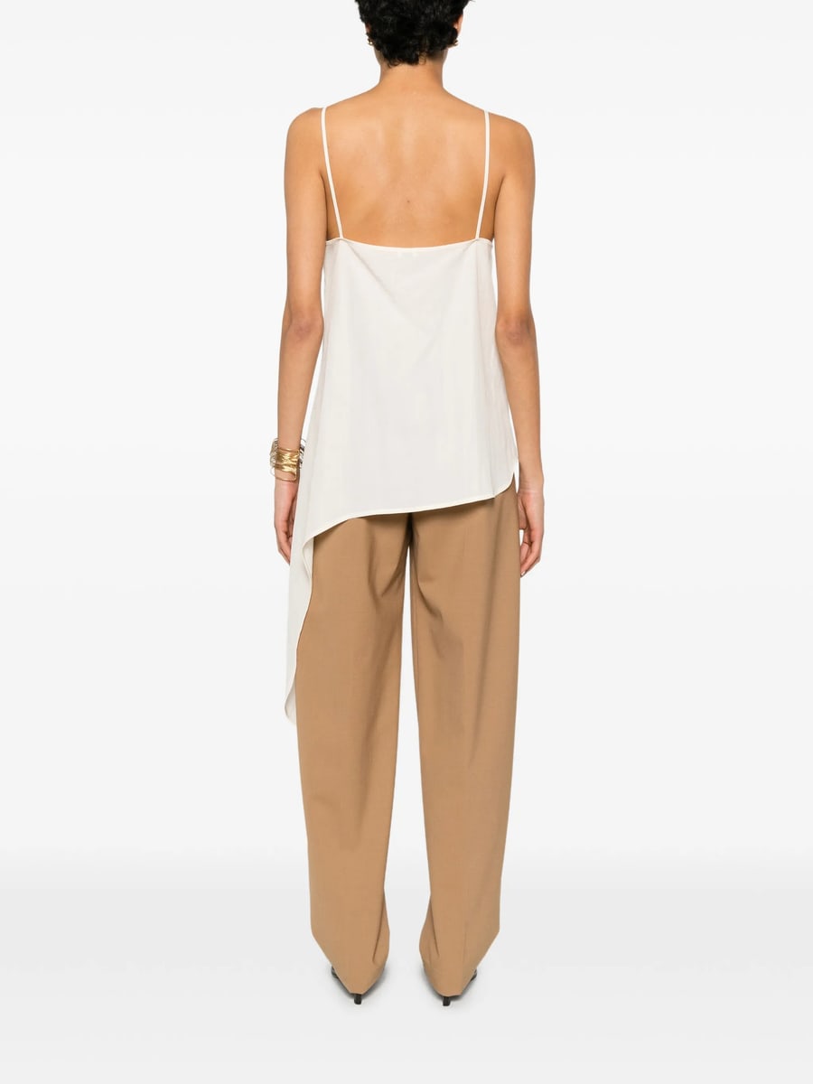 Covert Covert Asymmetric-hem V-neck Top, view 4