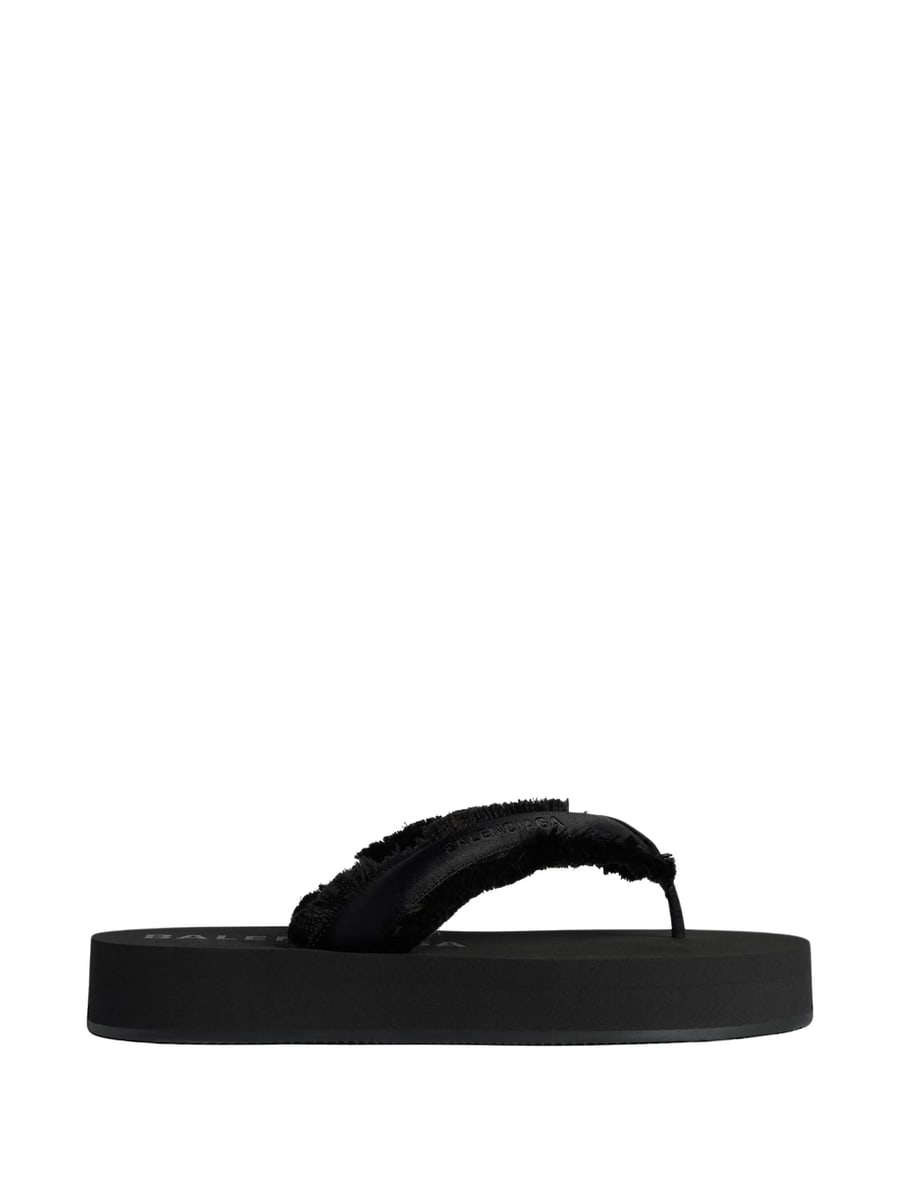 Balenciaga Balenciaga Fringed Flat Flip-flops
