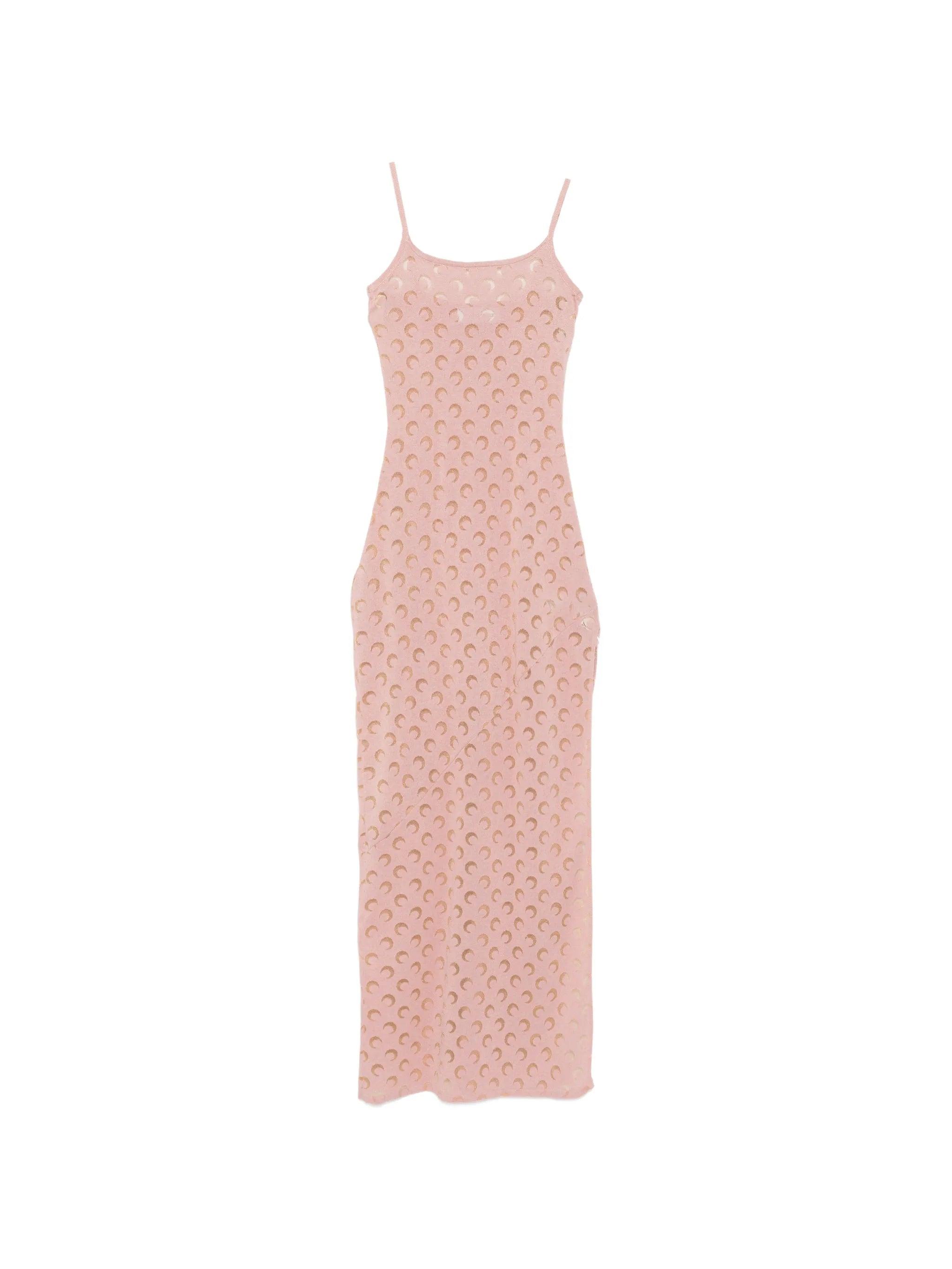 Marine Serre Marine Serre Crescent Moon-patterned Maxi Dress
