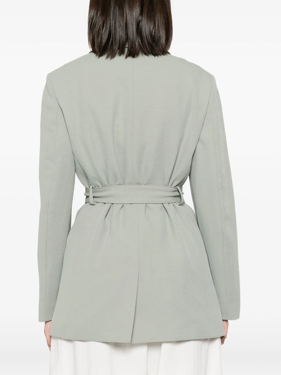 Calvin Klein Calvin Klein Belted Notched-lapels Jacket, view 5