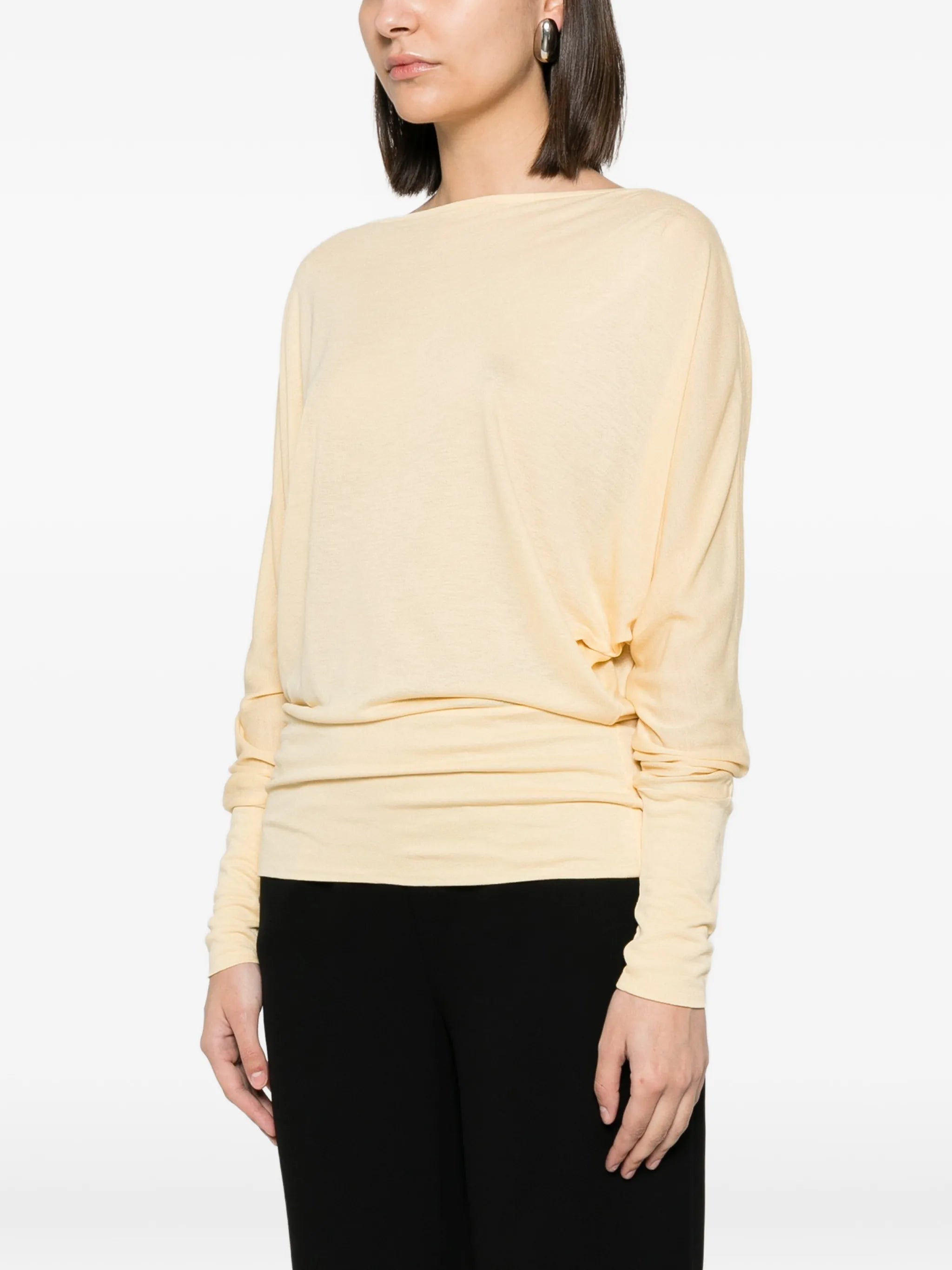 Toteme Toteme Boat-neck Jersey Sweater, view 2