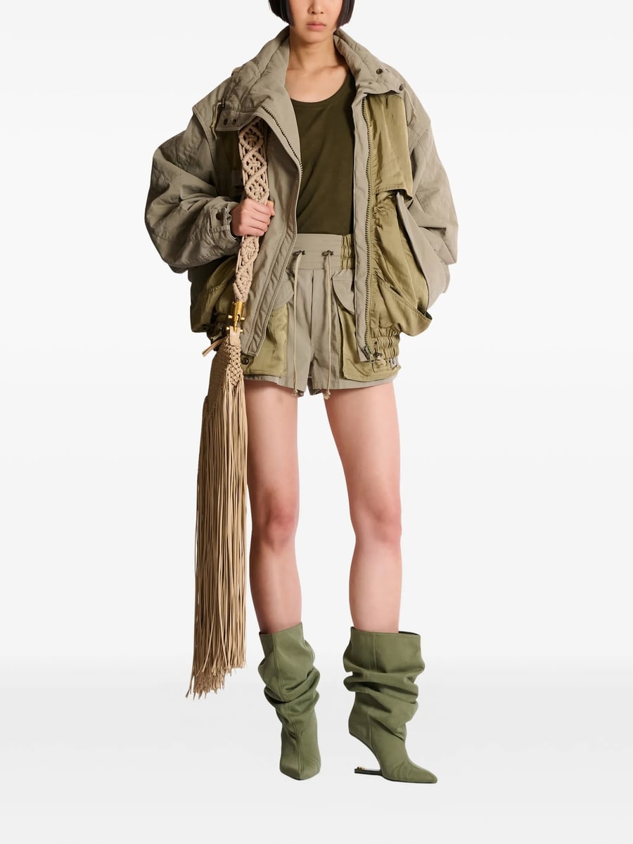 Balmain Balmain Twill Cotton Bomber Jacket, view 2