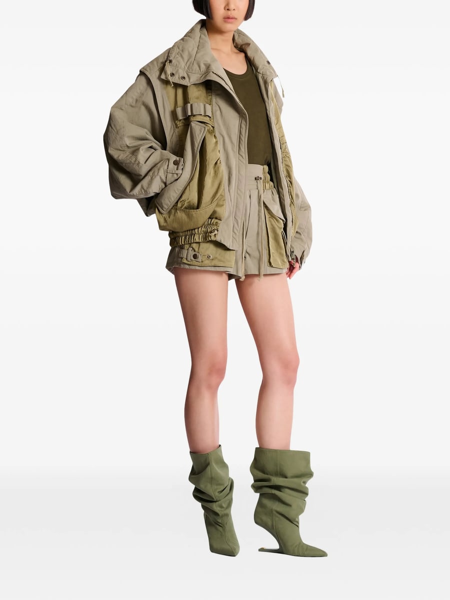 Balmain Balmain Twill Cotton Bomber Jacket, view 3