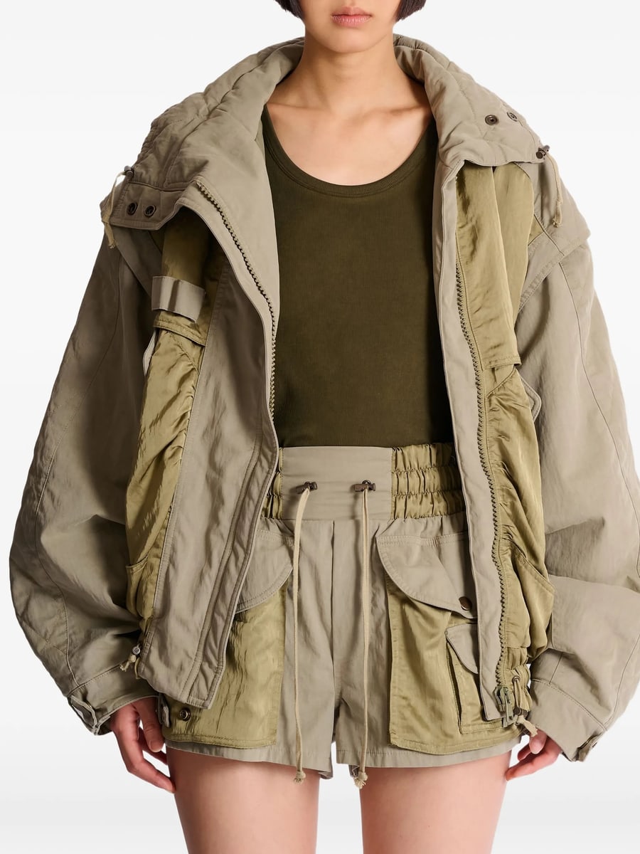 Balmain Balmain Twill Cotton Bomber Jacket, view 5