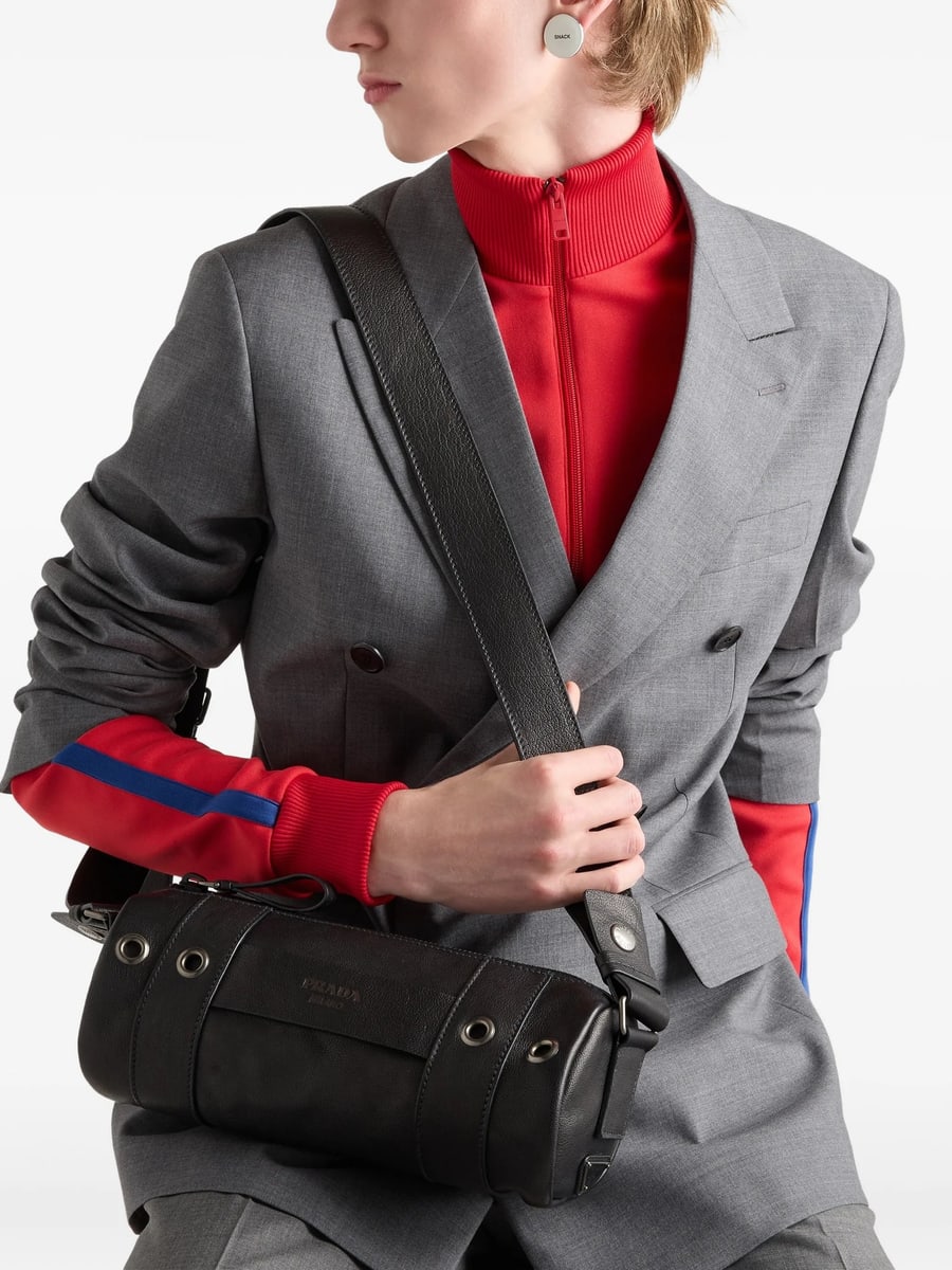 Prada Prada Leather Shoulder Bag, view 2