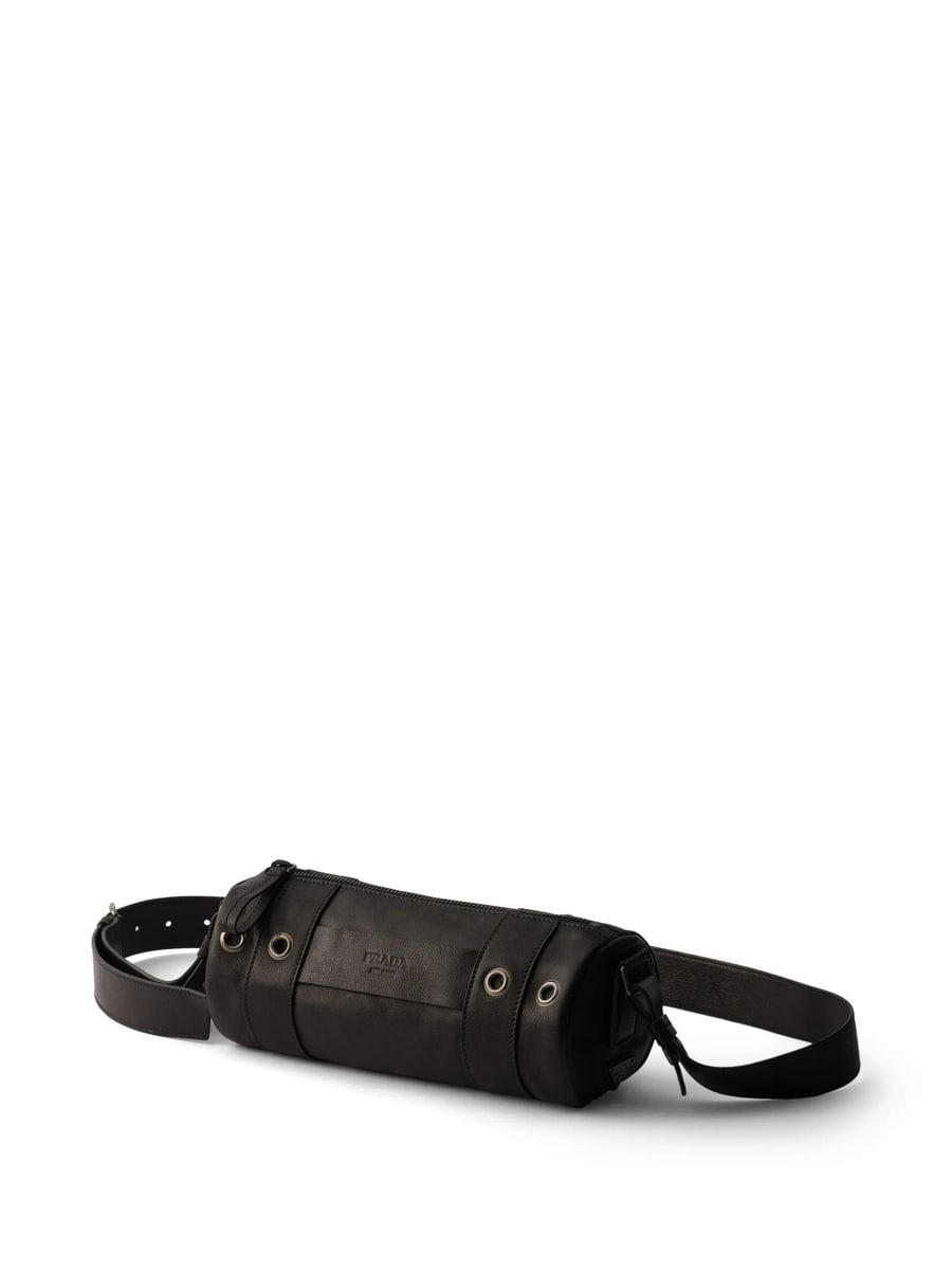 Prada Prada Leather Shoulder Bag, view 5