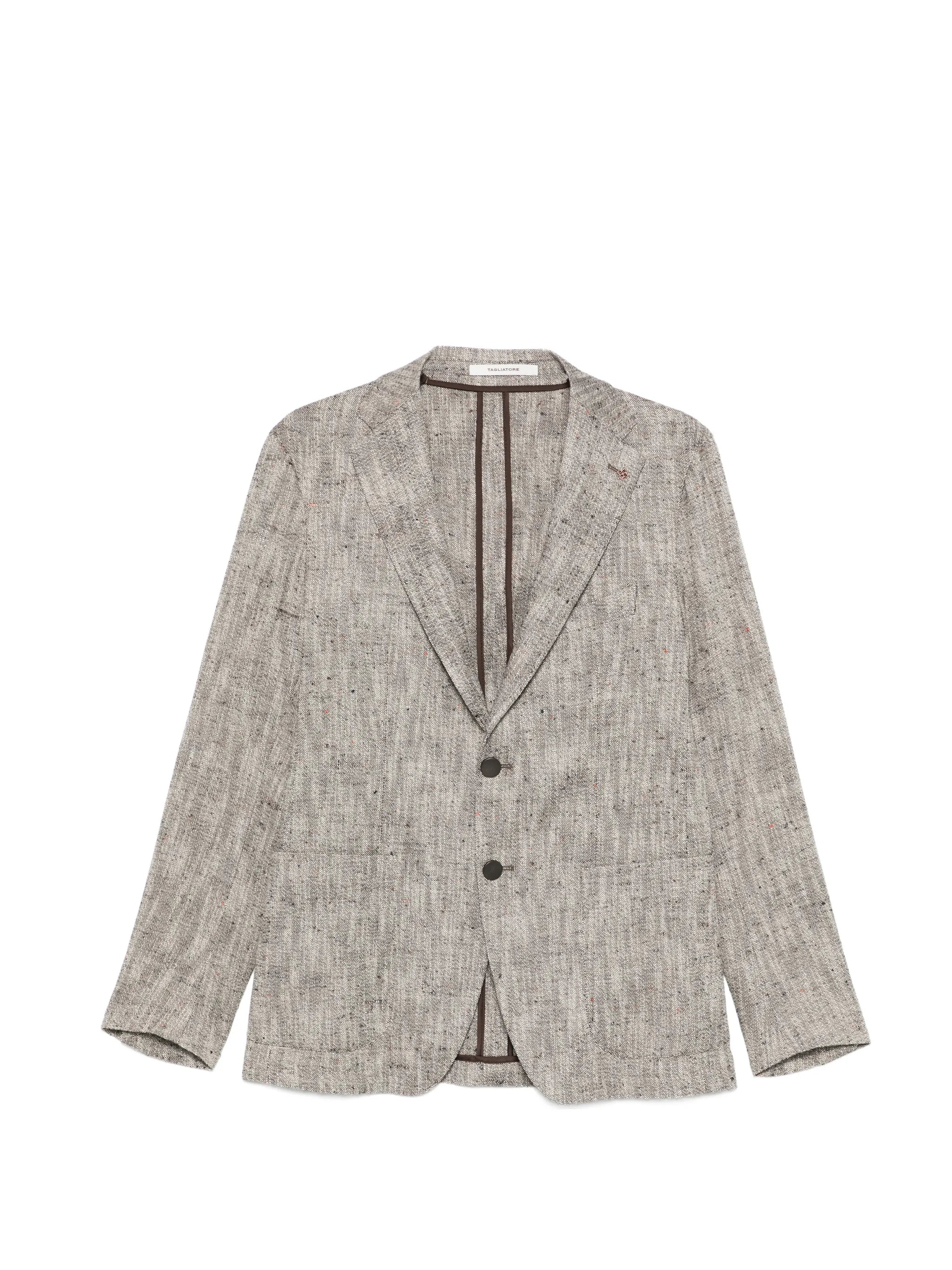 Tagliatore Tagliatore Textured Two-button Blazer