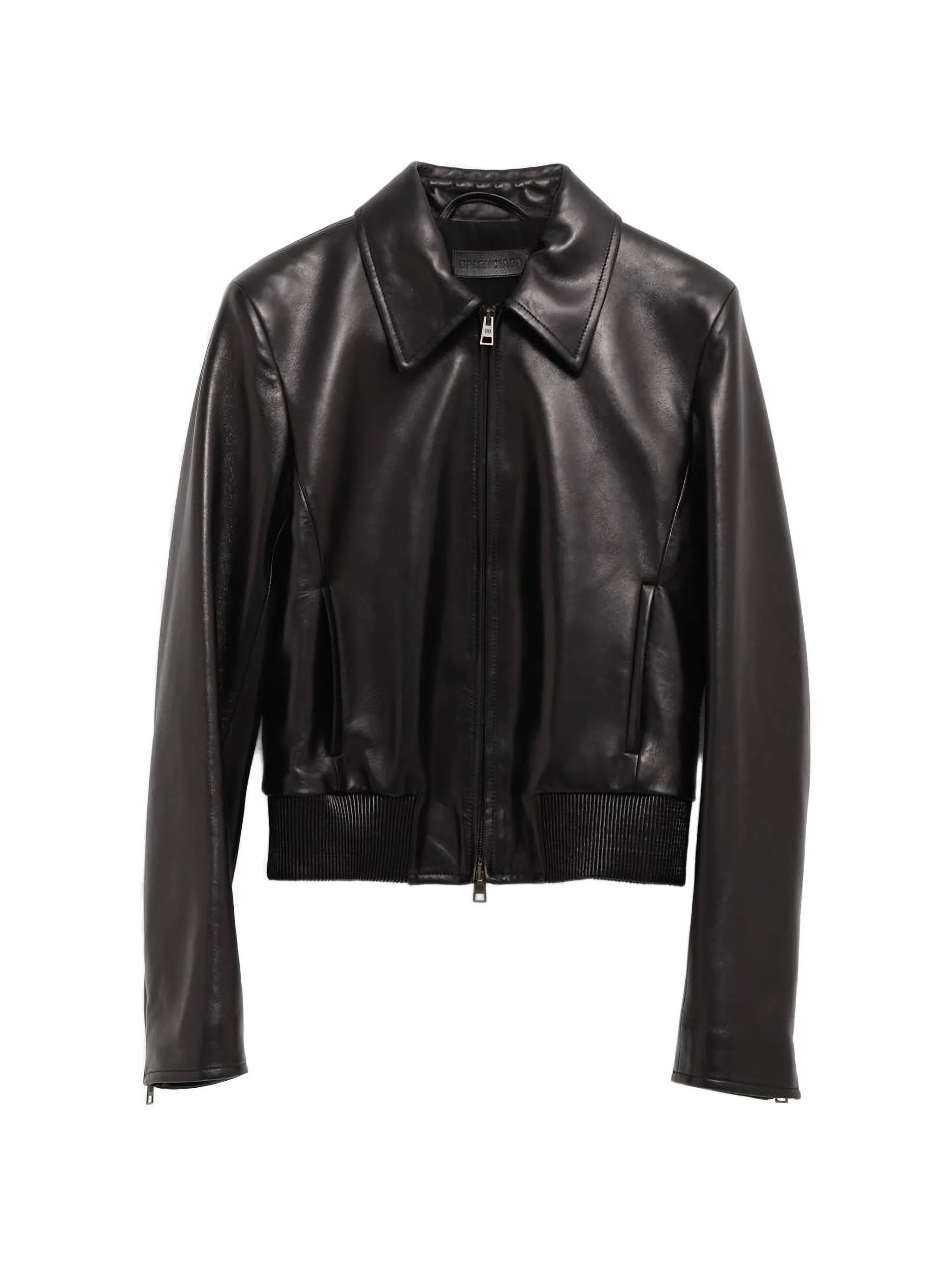 Balenciaga Balenciaga Zip Leather Jacket