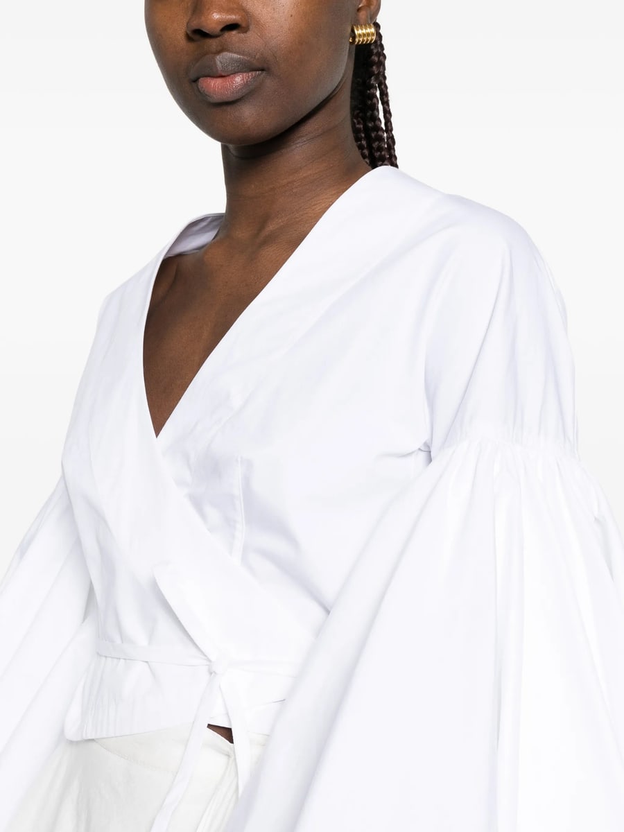 Jacquemus Jacquemus The Paysan Wrap Top, view 3