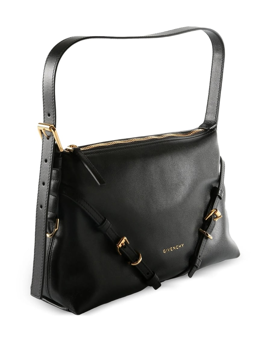 Givenchy Givenchy Mini Voyou Buckle-strap Leather Shoulder Bag, view 2