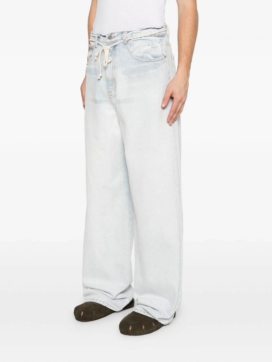 Rivington Roi Rebis Rivington Roi Rebis Bleached Drawstring Jeans, view 4