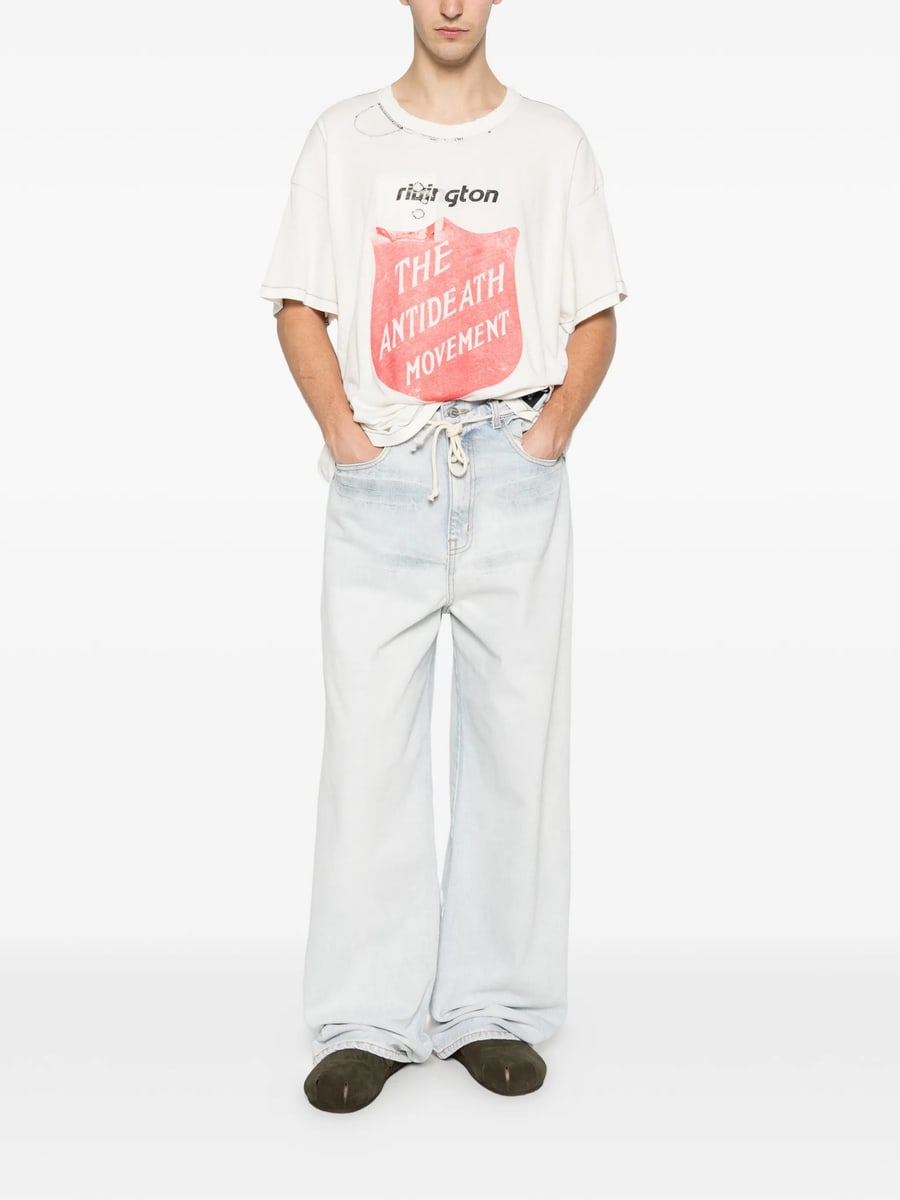 Rivington Roi Rebis Rivington Roi Rebis Bleached Drawstring Jeans, view 5