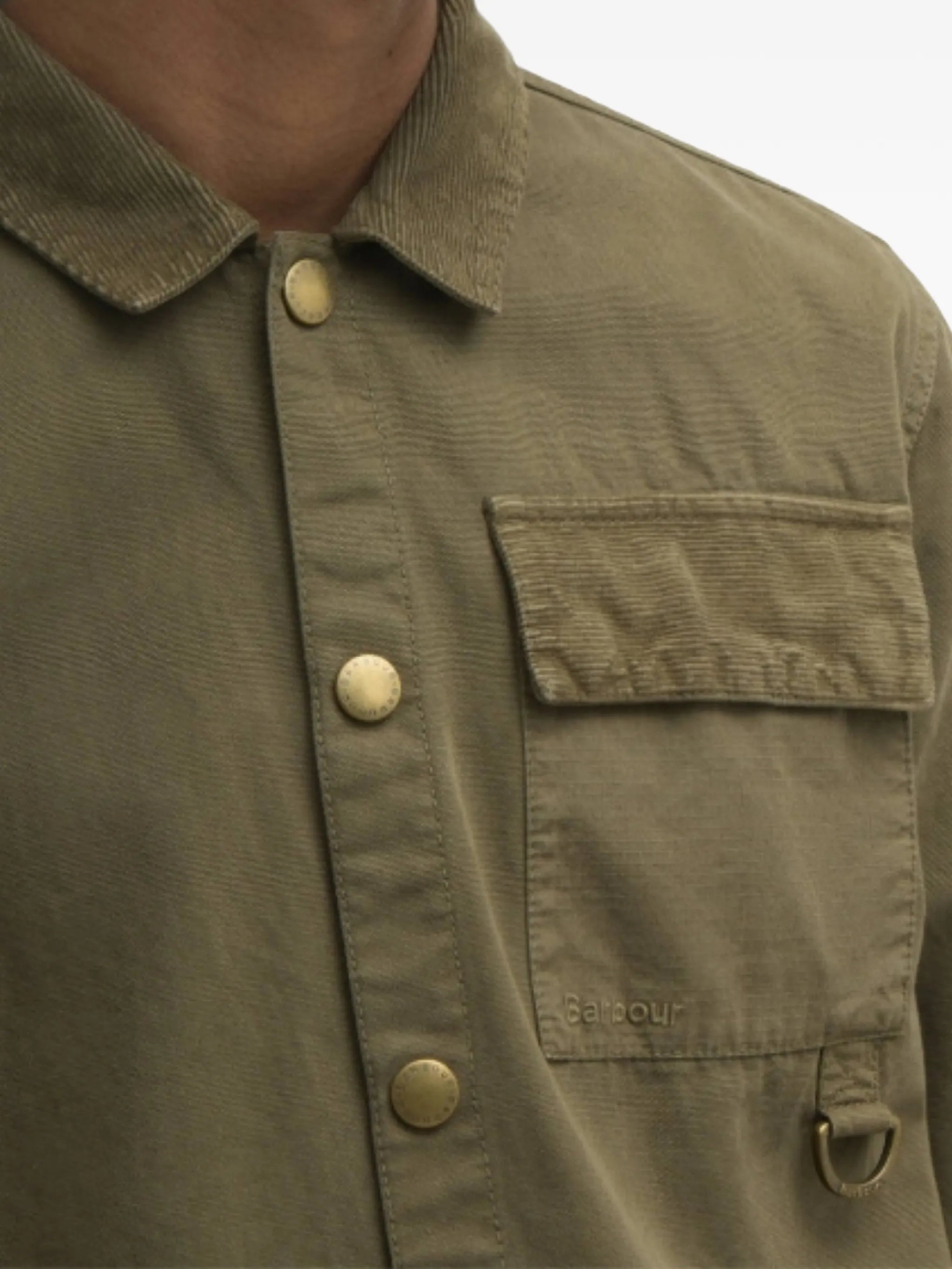 Barbour Barbour Corduroy-collar D-ring Shirt, view 2
