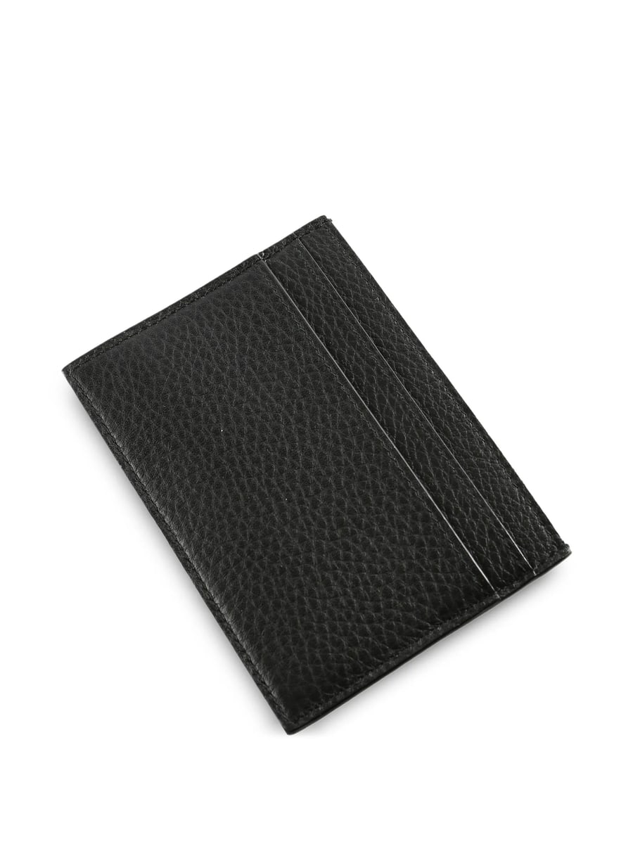 Saint Laurent Saint Laurent Cassandre-appliqué Cardholder, view 2