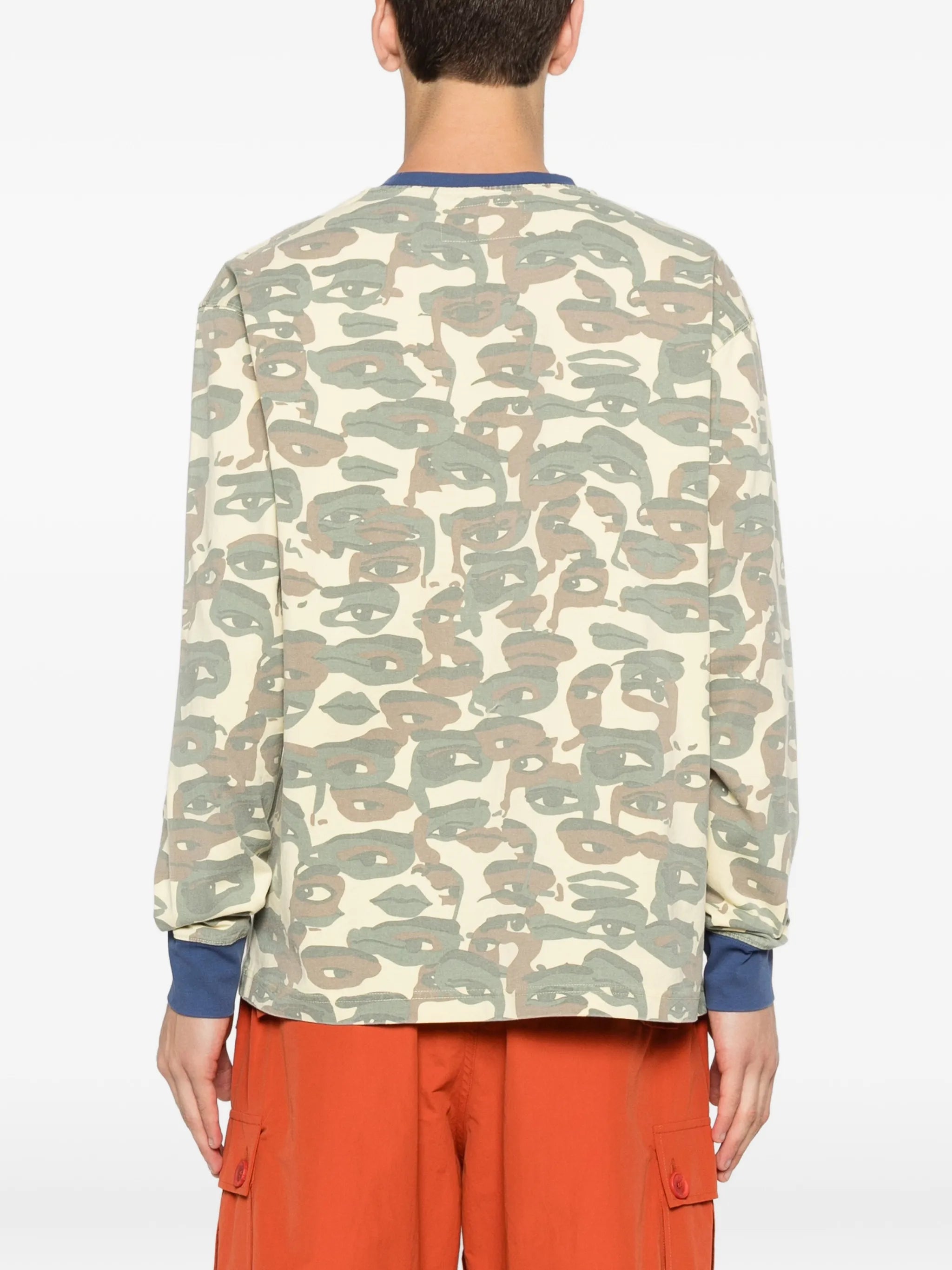 Kidsuper Kidsuper Face Camouflage-printED Pocket T-shirt, view 2