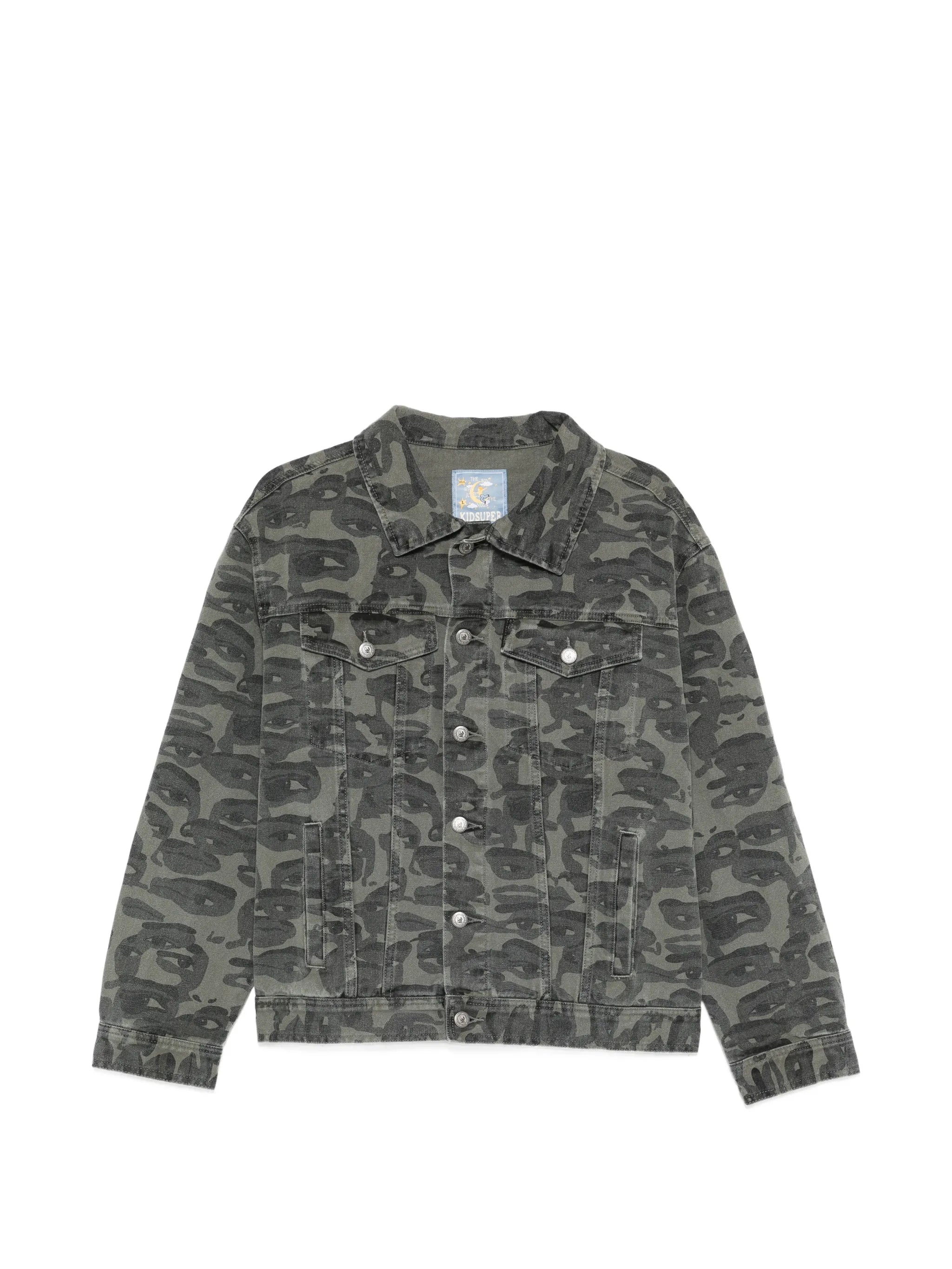 Kidsuper Kidsuper Buttoned Camouflage Jacket