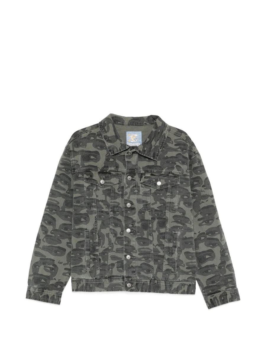 Kidsuper Kidsuper Buttoned Camouflage Jacket
