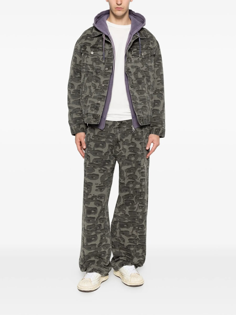 Kidsuper Kidsuper Buttoned Camouflage Jacket, view 3