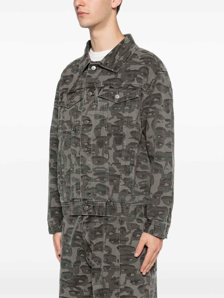 Kidsuper Kidsuper Buttoned Camouflage Jacket, view 5