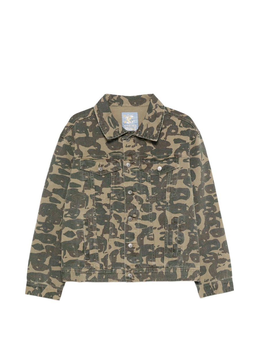 Kidsuper Kidsuper Camouflage Button Jacket