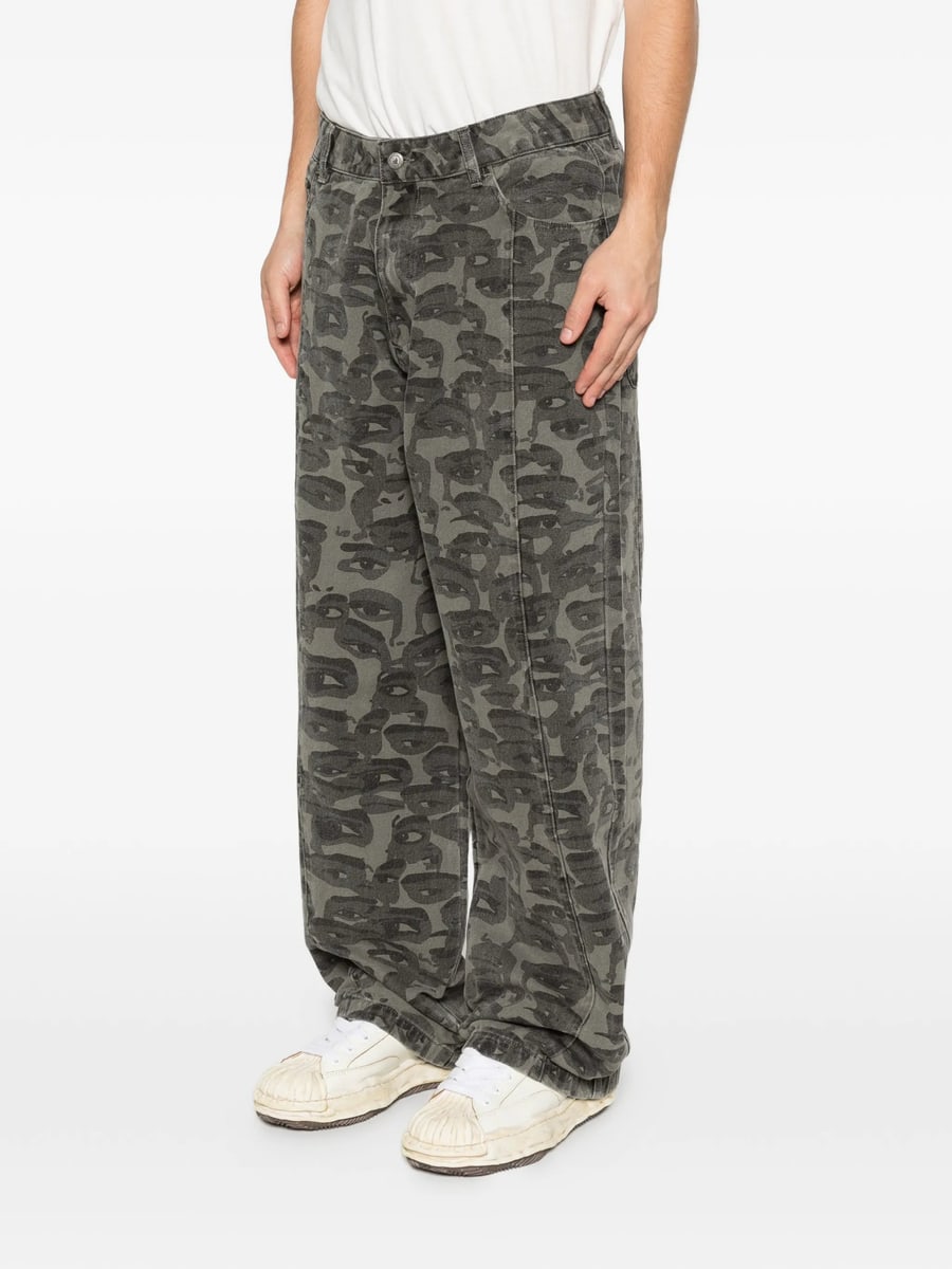 Kidsuper Kidsuper Printed Jeans, view 3