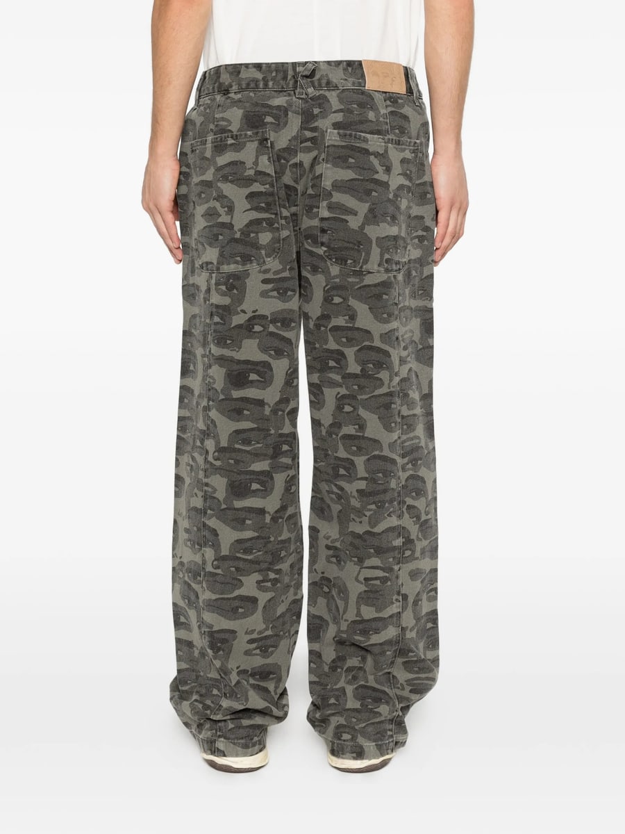 Kidsuper Kidsuper Printed Jeans, view 5