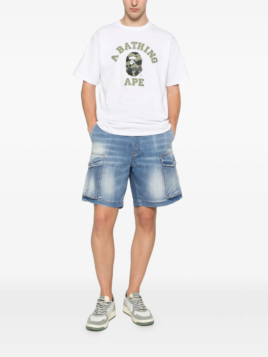 Dsquared2 Dsquared2 Blue Cargo Denim Shorts, view 4