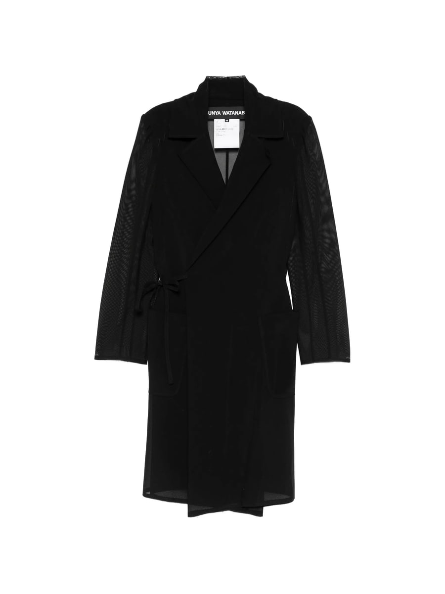 Junya Watanabe Junya Watanabe Sheer-sleeves Wrap Jacket