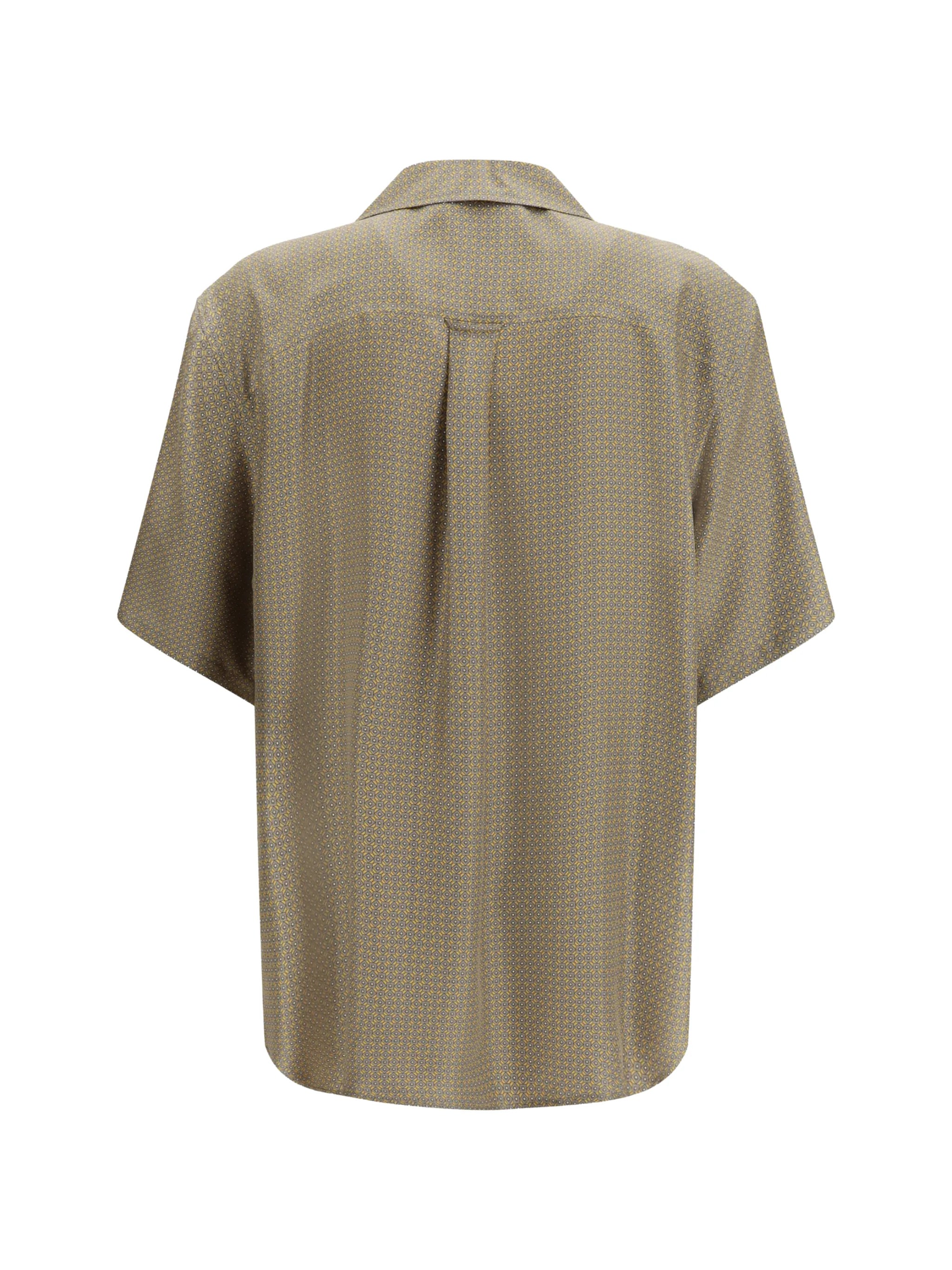 Saint Laurent Saint Laurent Geometric Print Shirt