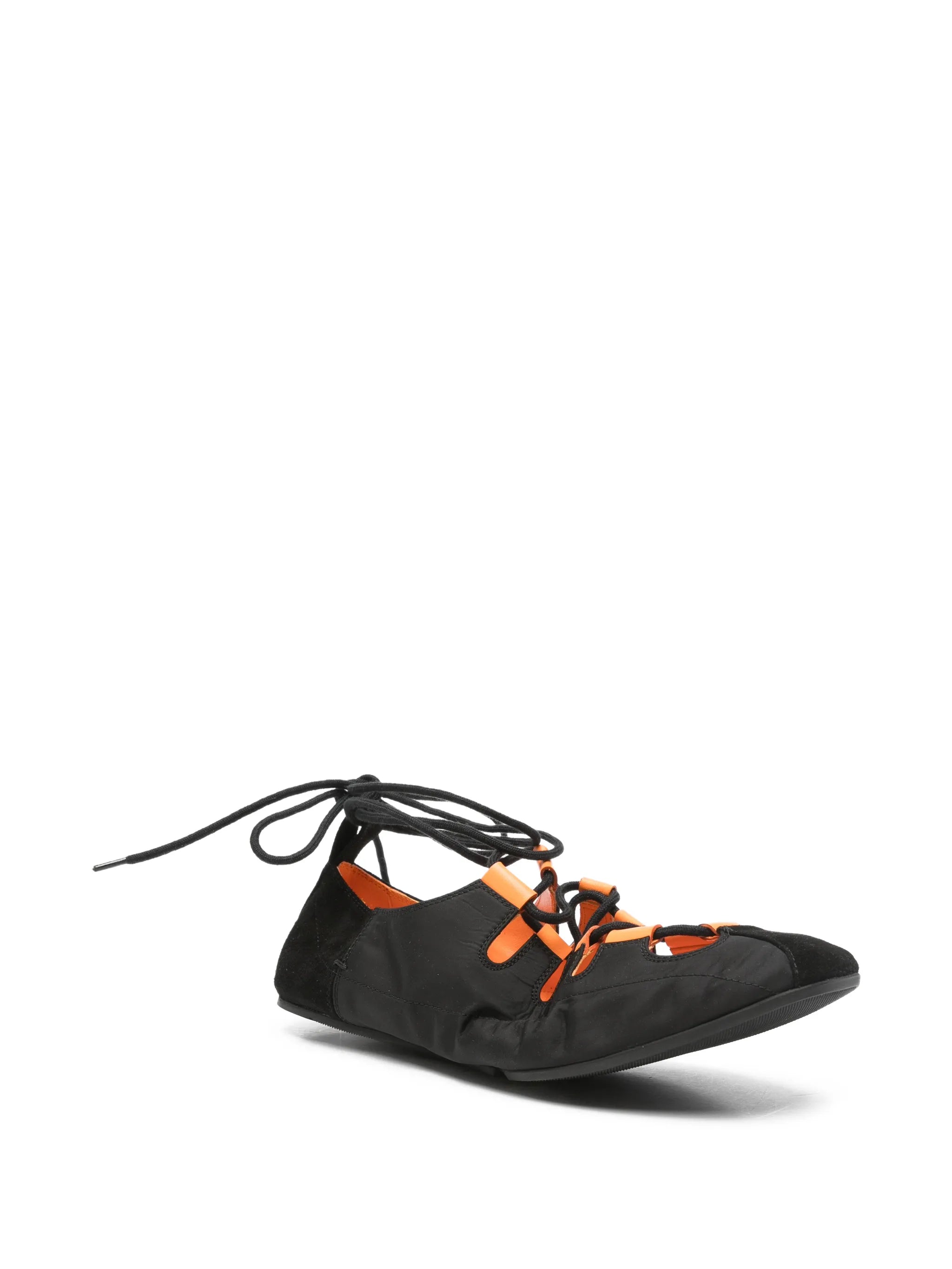 Alaïa Alaïa Lace-up Ballet Flats, view 2